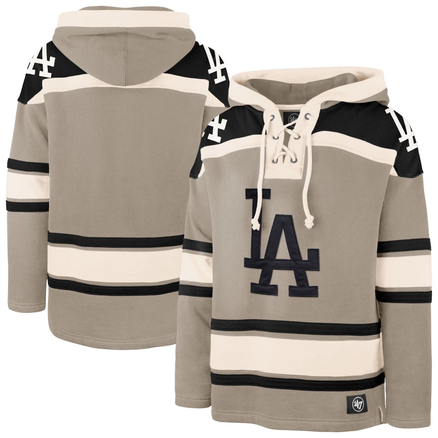 '47 Los Angeles Dodgers Superior Lacer Pullover Hoodie - view number 1