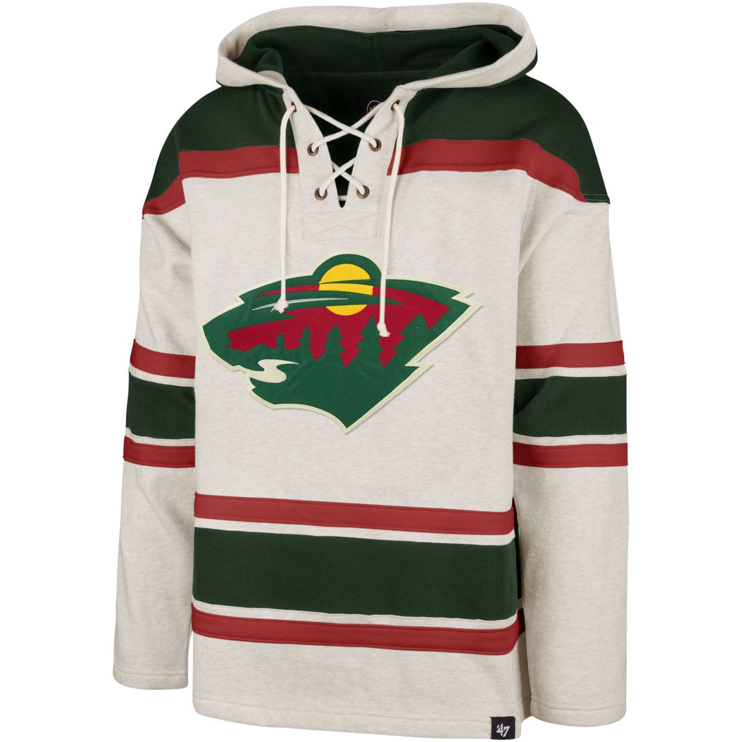 '47 Minnesota Wild Rockaway Lacer Pullover Hoodie - view number 2