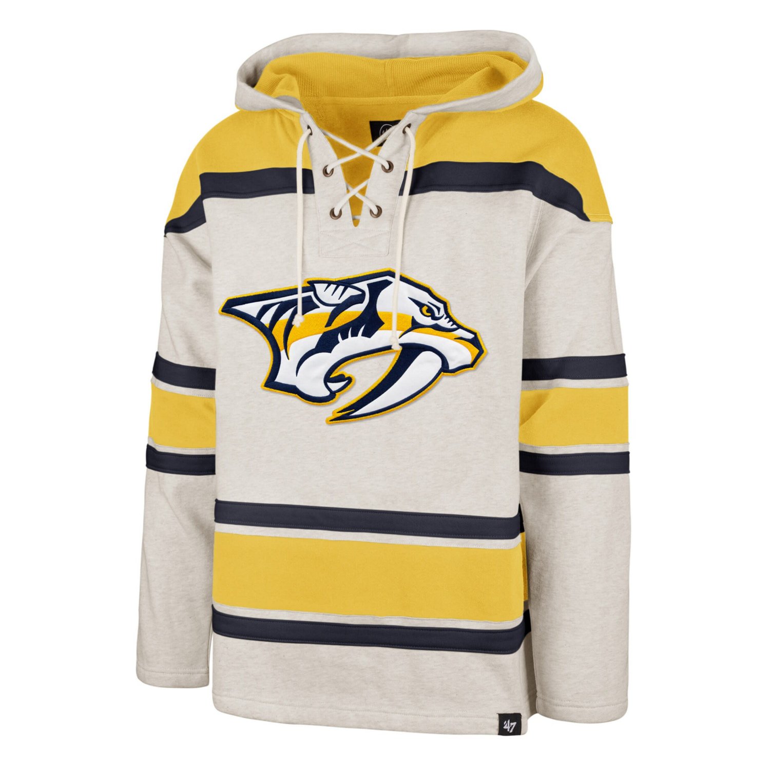 '47 Nashville Predators Rockaway Lace-Up Pullover Hoodie - view number 2