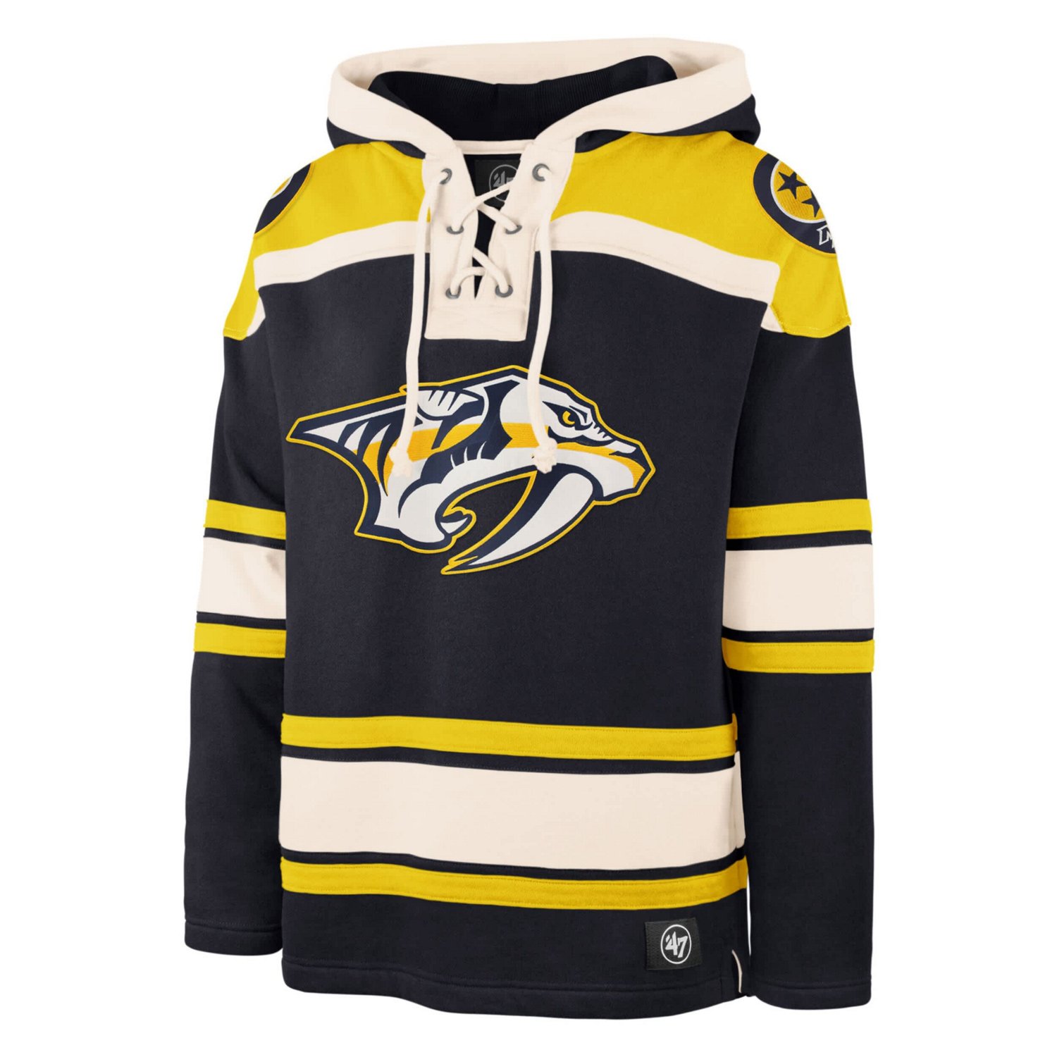 '47 Nashville Predators Superior Lacer Pullover Hoodie                                                                           - view number 2