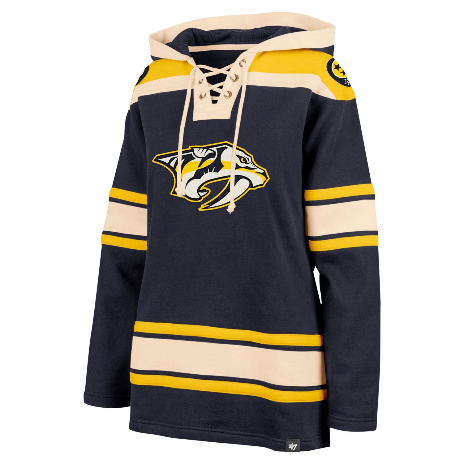 '47 Nashville Predators Superior Lacer Pullover Hoodie                                                                           - view number 2