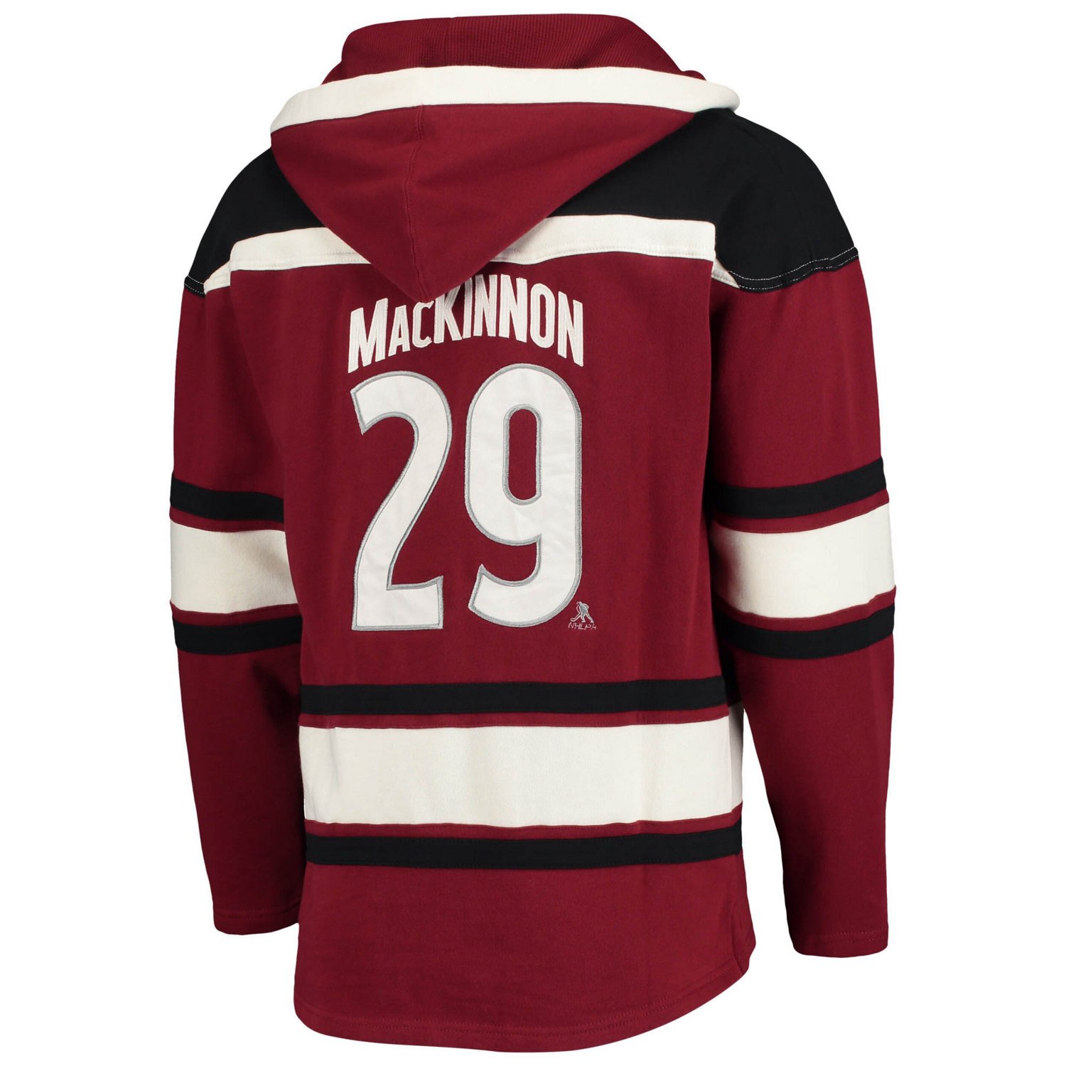 '47 Nathan MacKinnon Colorado Avalanche Player Name  Number Lacer Pullover Hoodie - view number 3