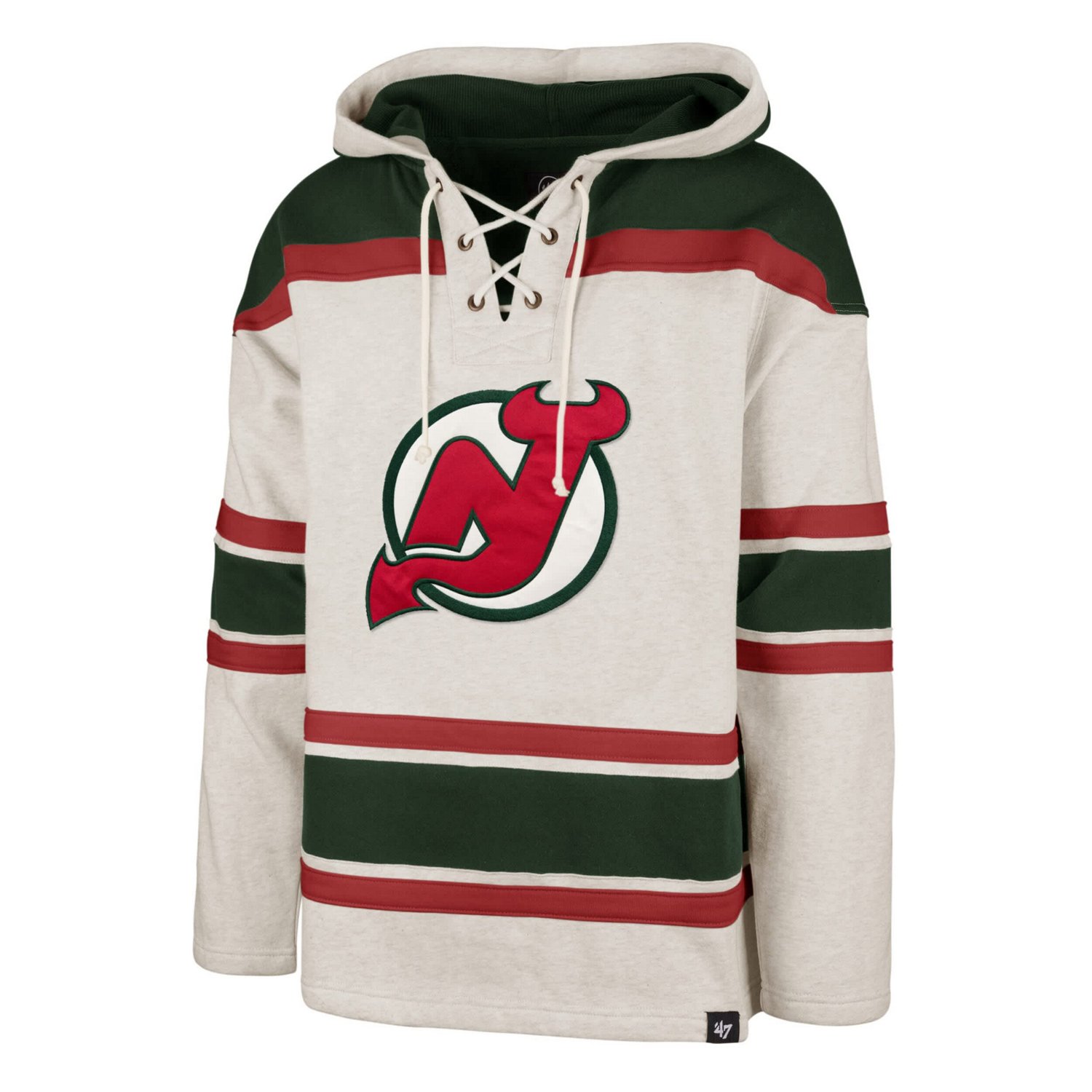 '47 New Jersey Devils Rockaway Lace-Up Pullover Hoodie                                                                           - view number 2