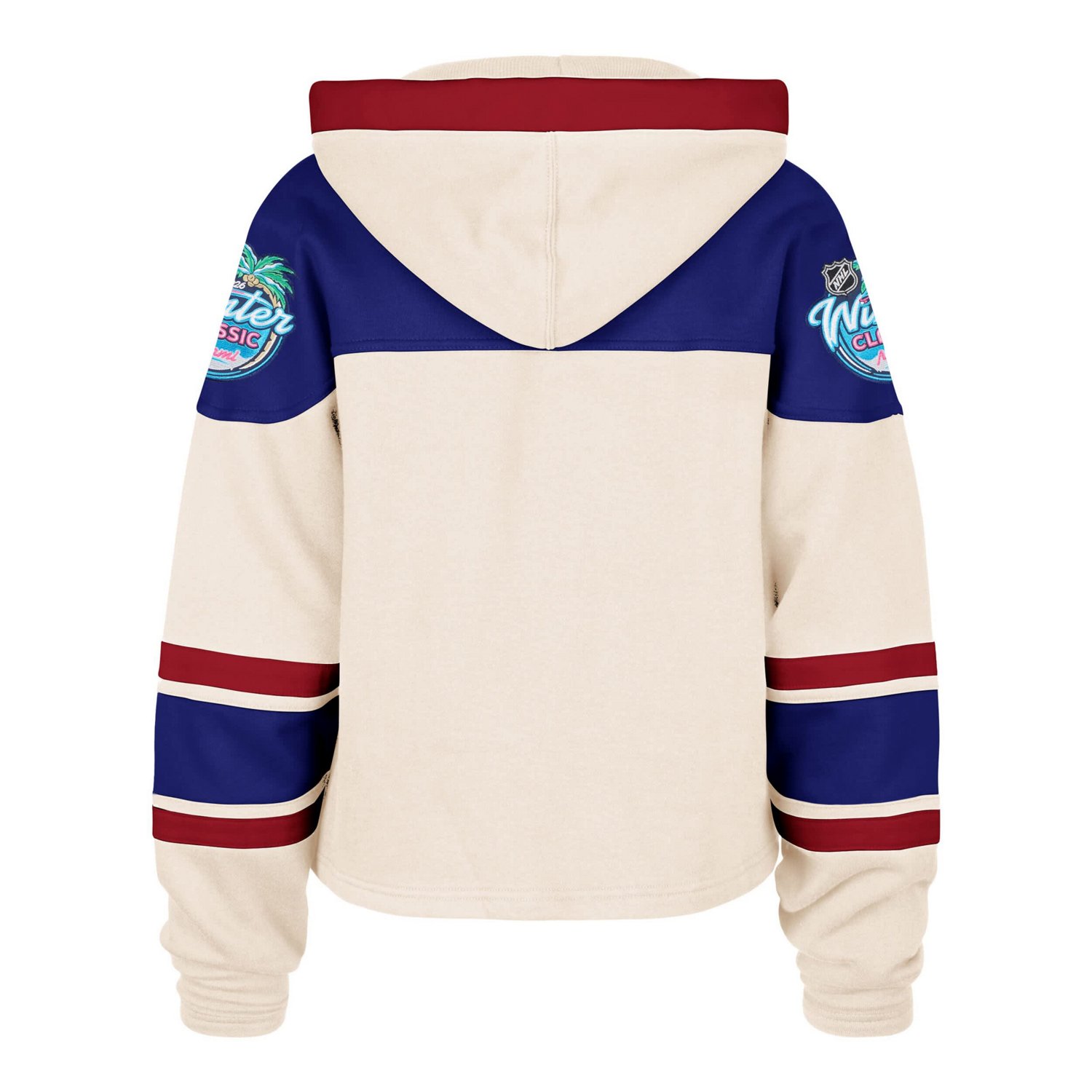 '47 New York Rangers 2026 NHL Winter Classic Cropped Superior Lacer Hoodie - view number 3