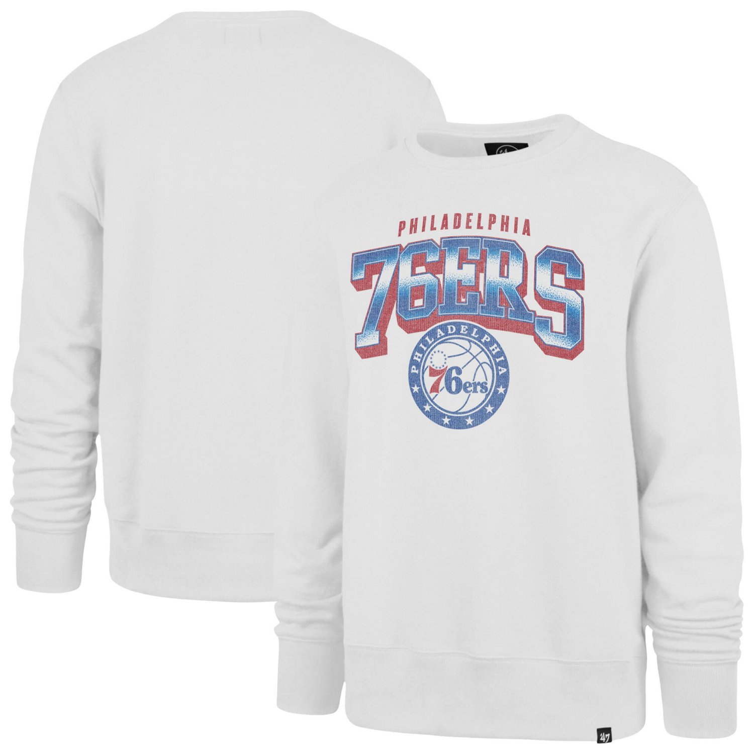 '47 Philadelphia 76ers Big  Tall Spotlight Headline Pullover Sweatshirt