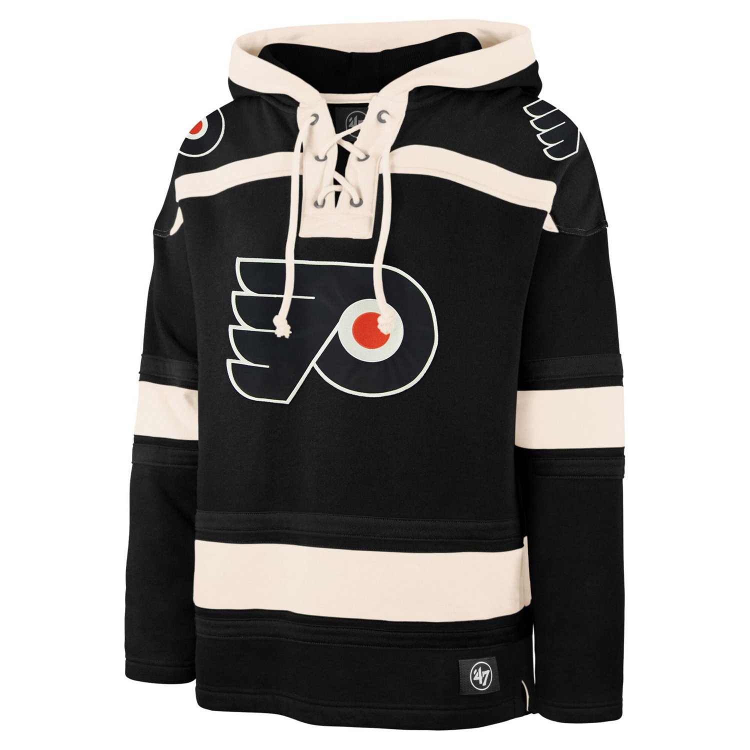 '47 Philadelphia Flyers Superior Lacer Pullover Hoodie - view number 2