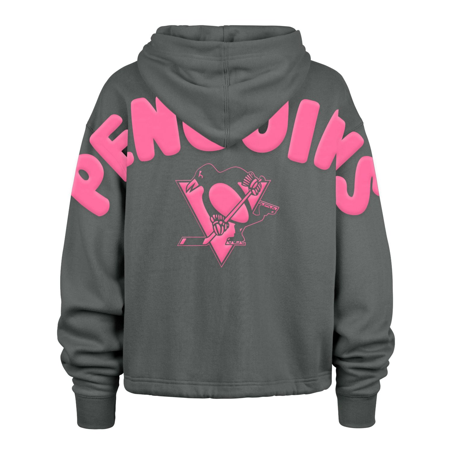 '47 Pittsburgh Penguins Bright Side Venice Cropped Pullover Hoodie - view number 3