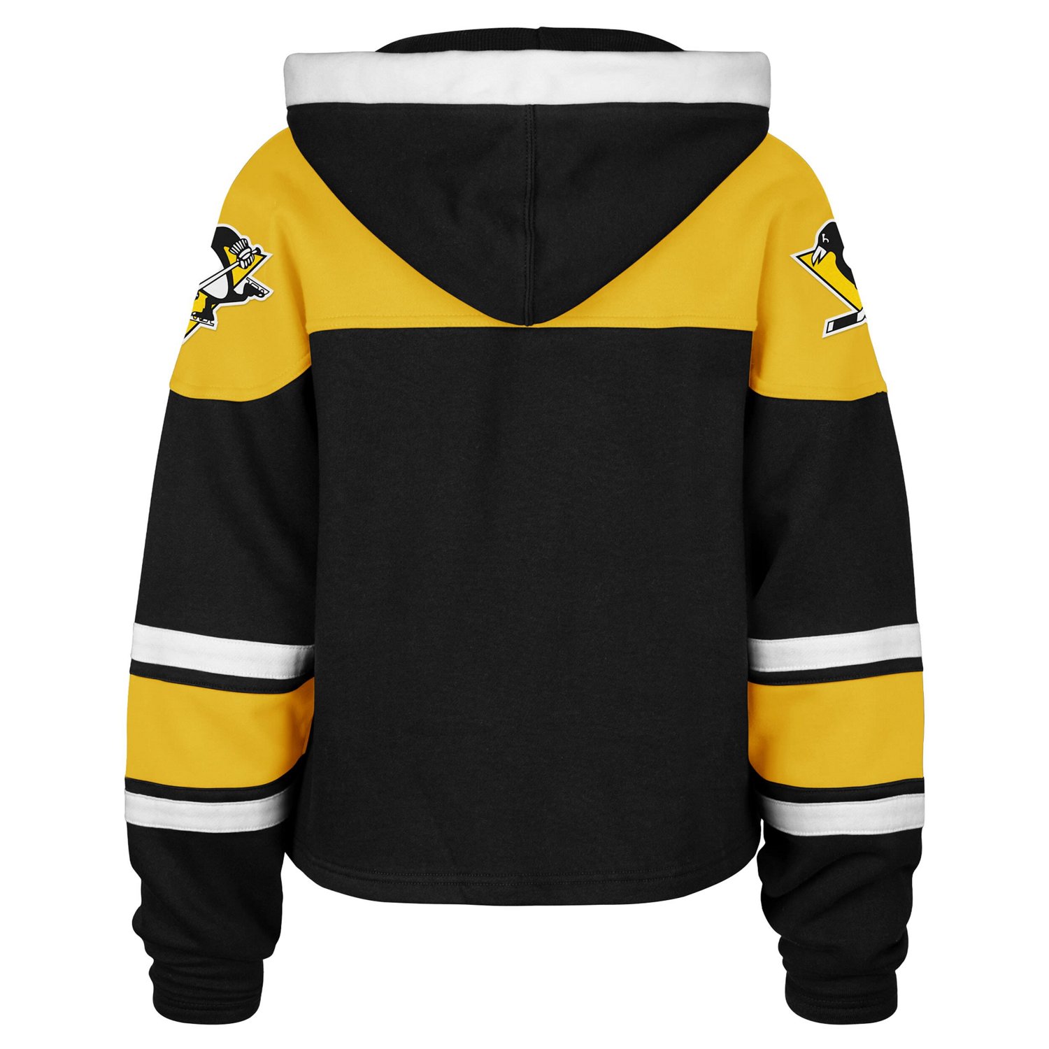'47 Pittsburgh Penguins Cropped Superior Lacer Pullover Hoodie - view number 3