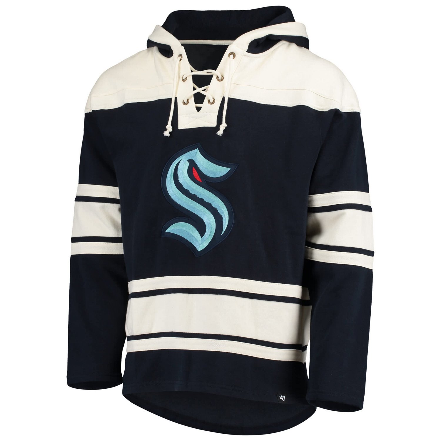 '47 Seattle Kraken Superior Lacer Pullover Hoodie - view number 2