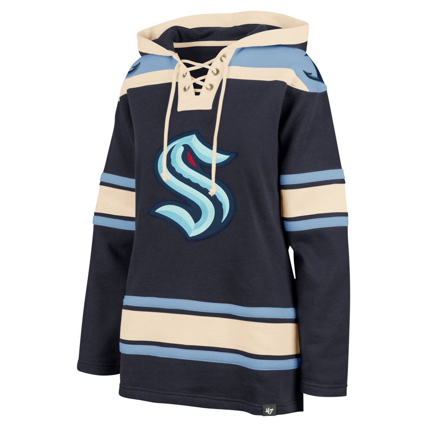 '47 Seattle Kraken Superior Lacer Pullover Hoodie                                                                                - view number 2