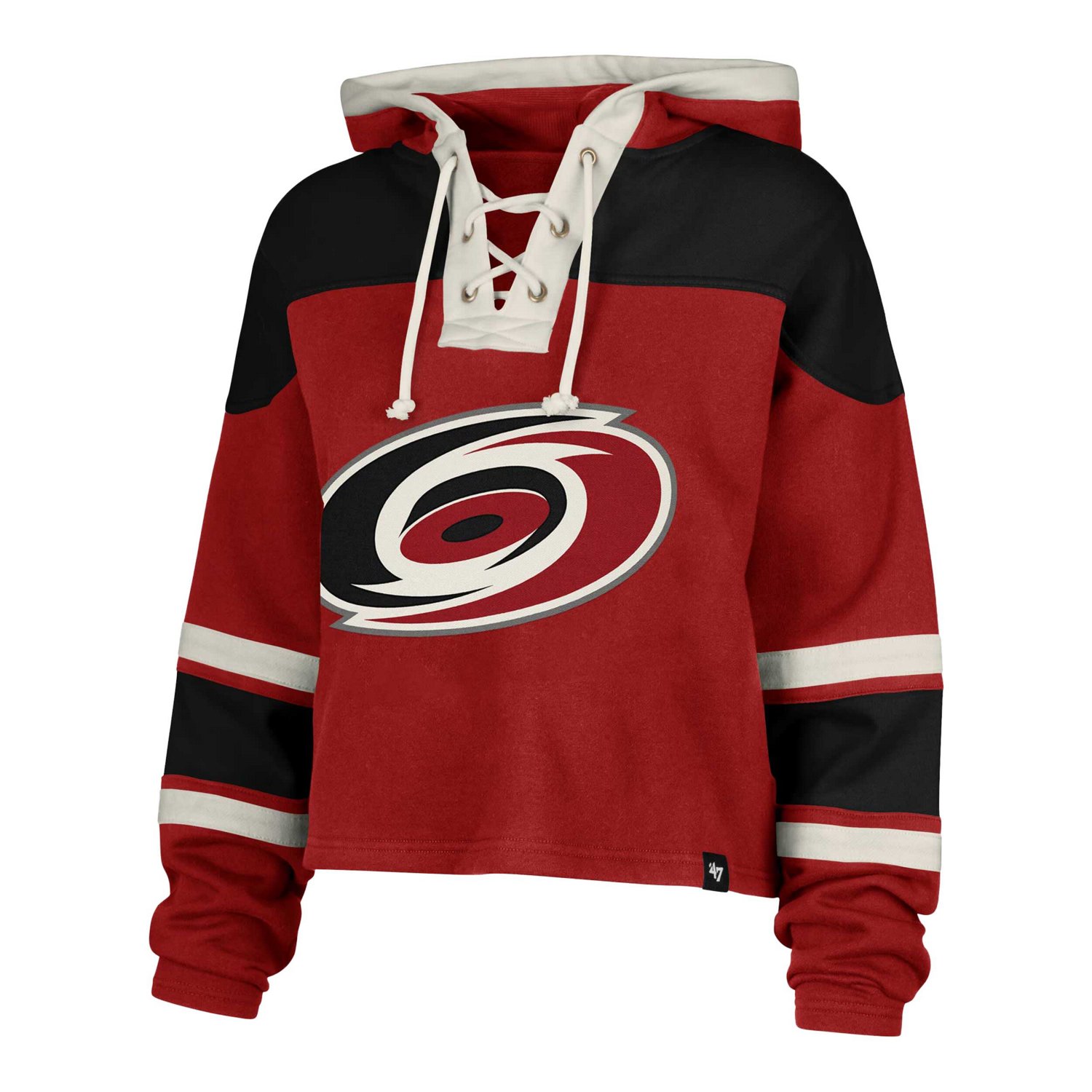 '47 Sebastian Aho Carolina Hurricanes Superior Lacer Cropped Pullover Hoodie                                                     - view number 2