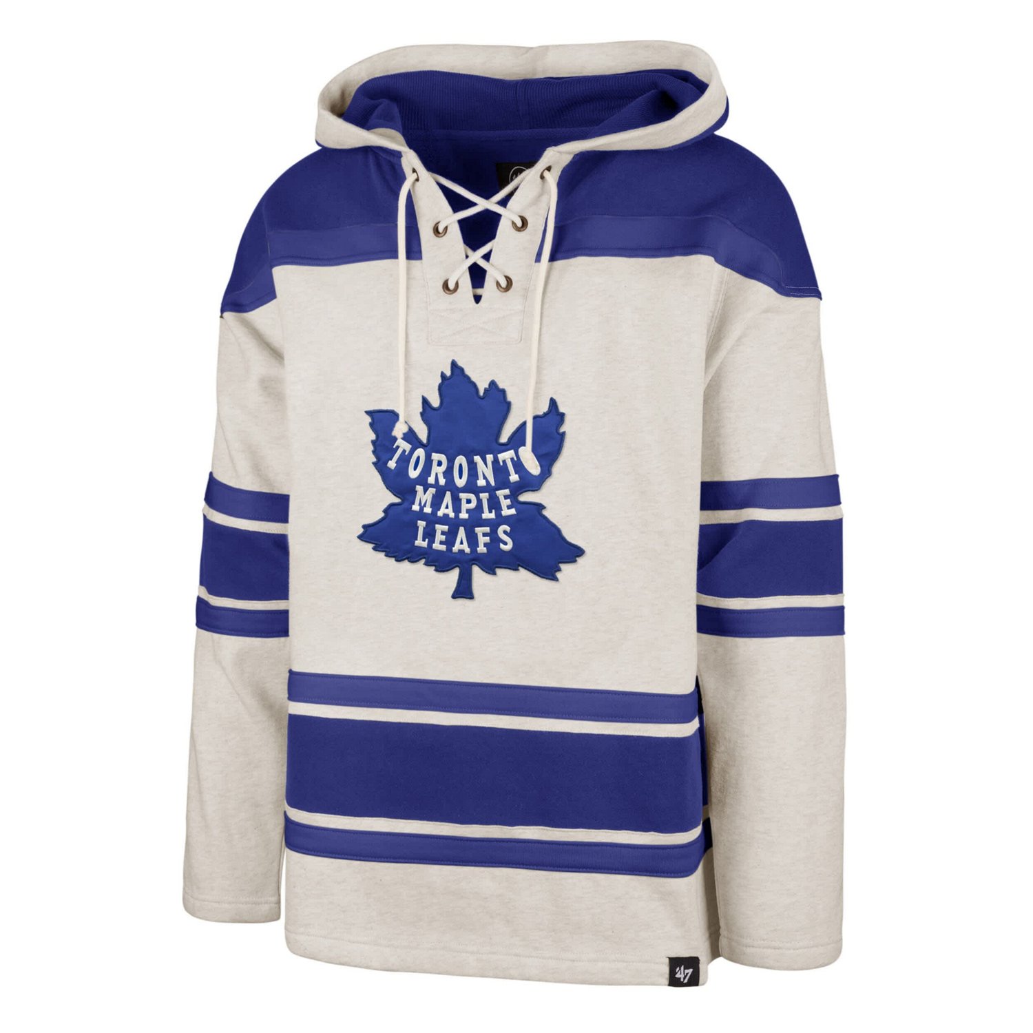 '47 Toronto Maple Leafs Rockaway Lace-Up Pullover Hoodie