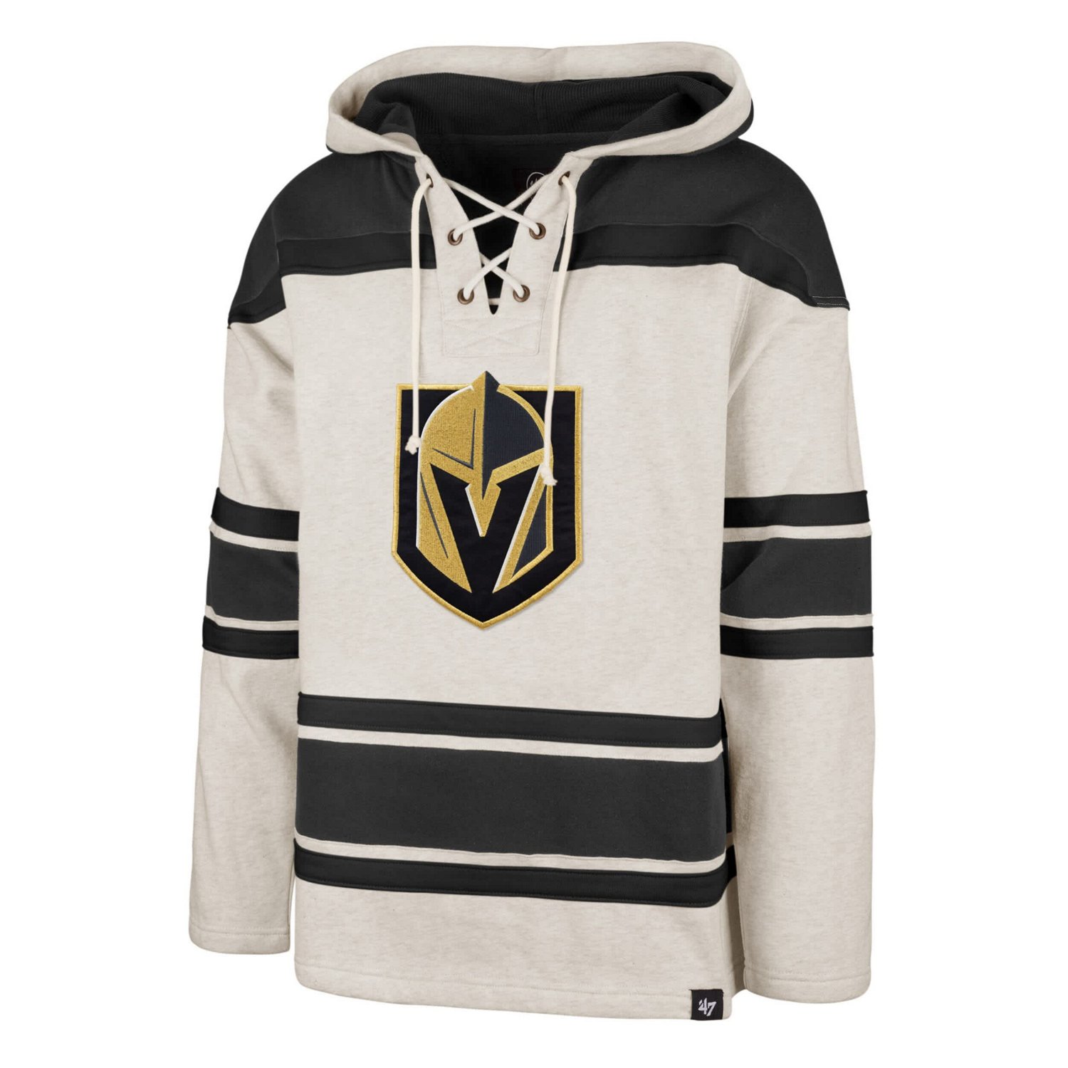 '47 Vegas Golden Knights Rockaway Lace-Up Pullover Hoodie - view number 2
