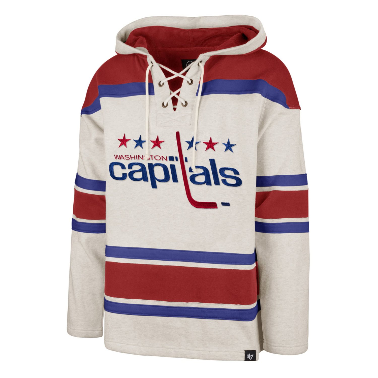 '47 Washington Capitals Rockaway Lace-Up Pullover Hoodie                                                                         - view number 2