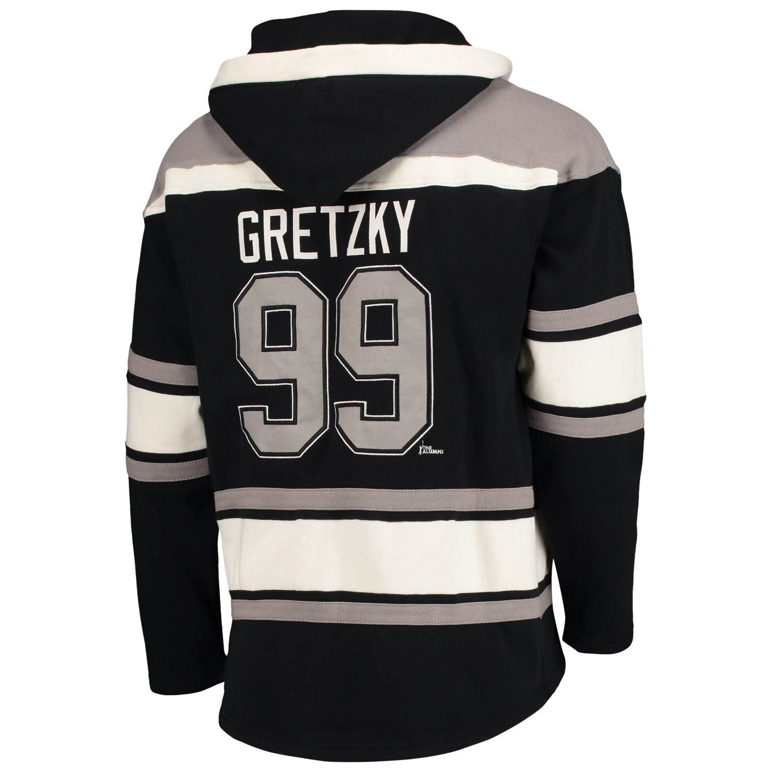 '47 Wayne Gretzky Los Angeles Kings Retired Player Name  Number Lacer Pullover Hoodie - view number 4
