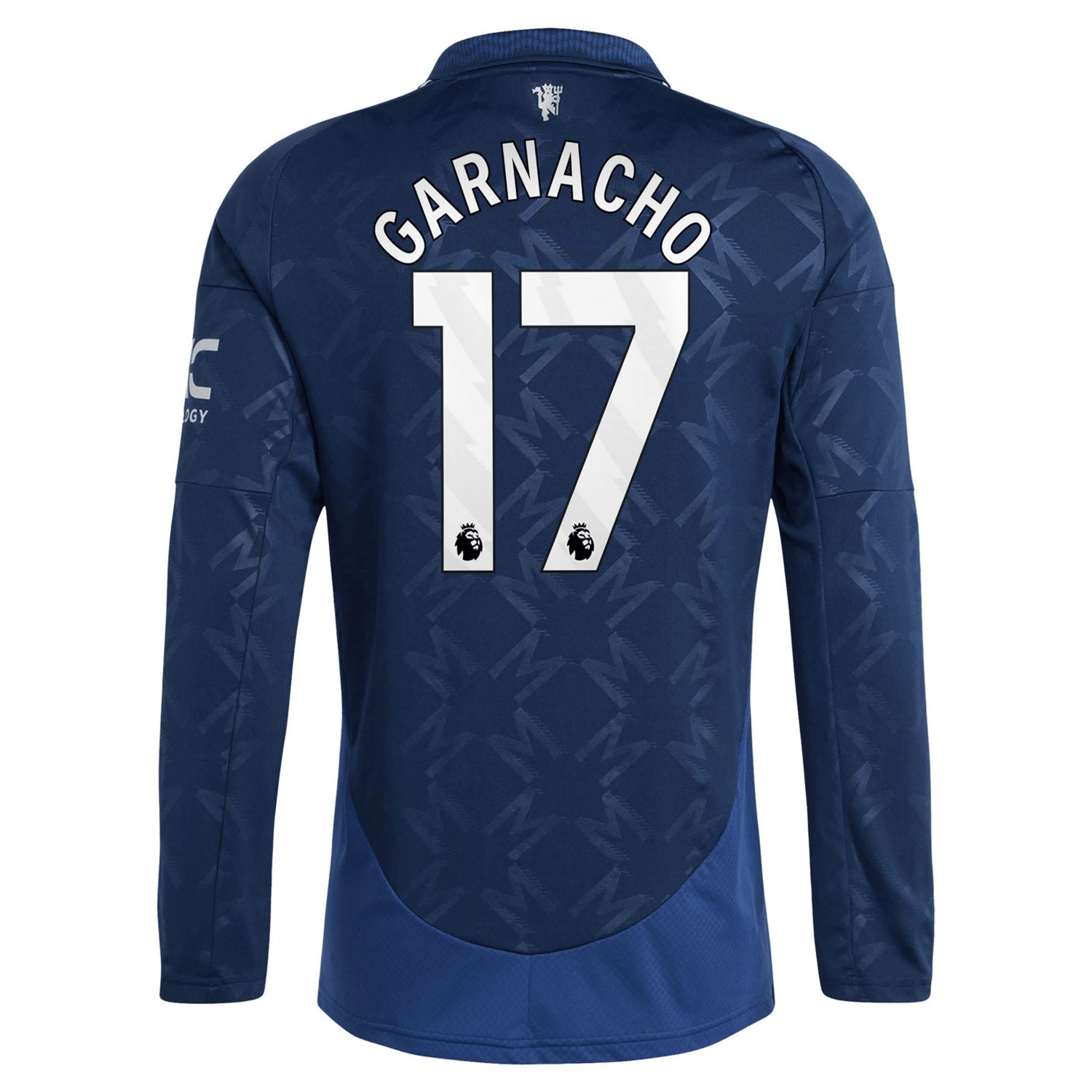 adidas Alejandro Garnacho Manchester United 2024 25 Away Replica Long Sleeve Player Jersey