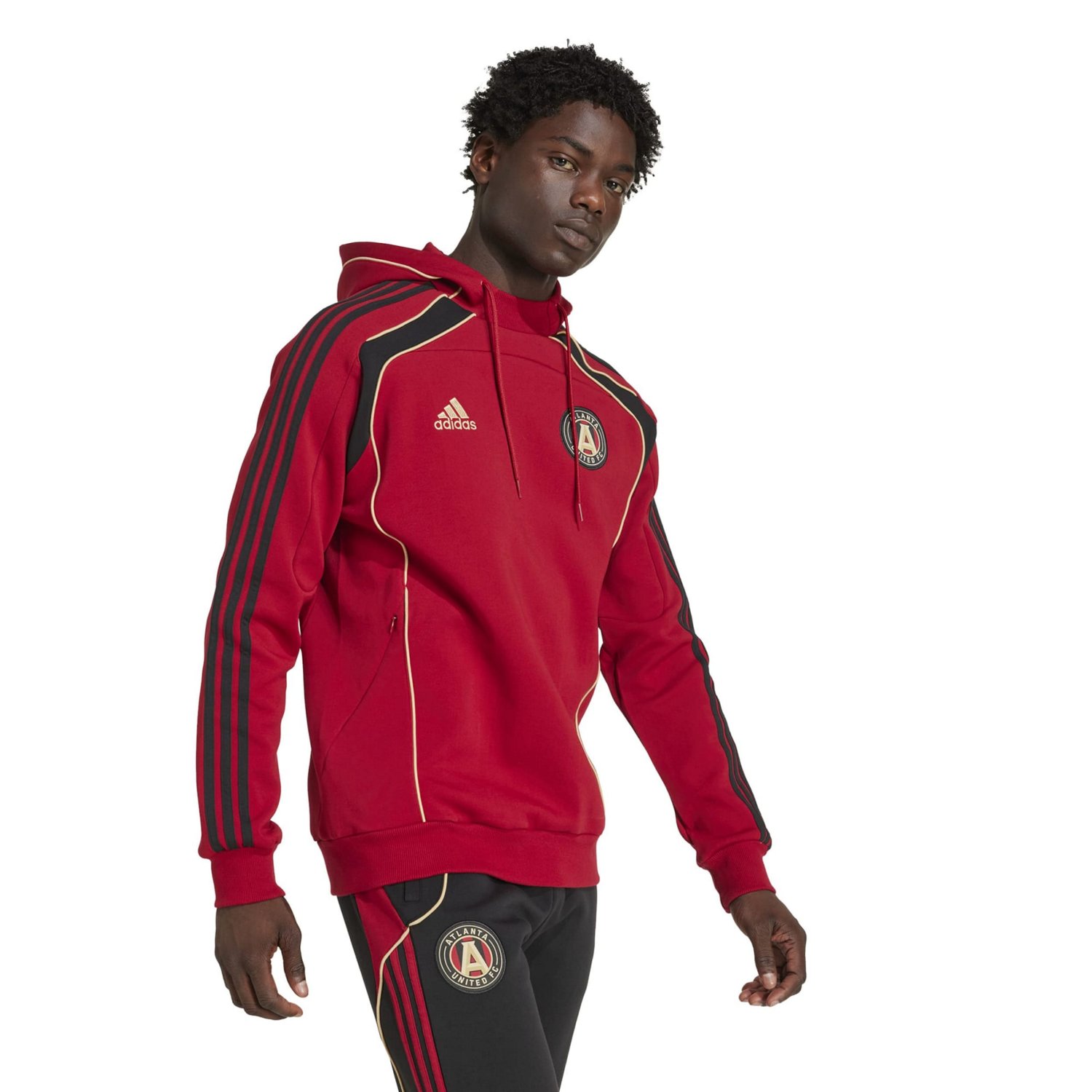 adidas Atlanta United FC 2025 Travel Pullover Hoodie                                                                             - view number 3