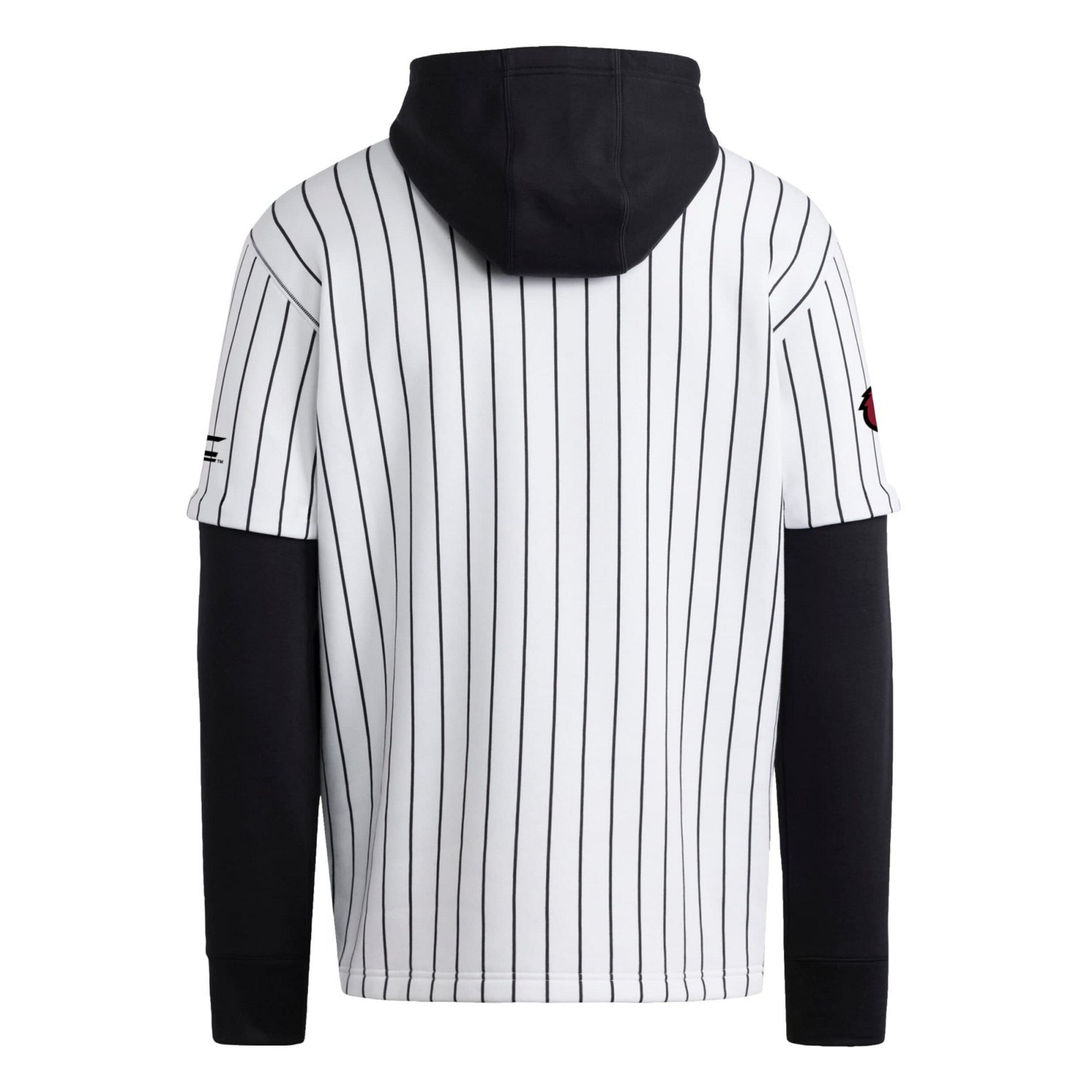 adidas Black Louisville Cardinals Baseball Hoodie - view number 3