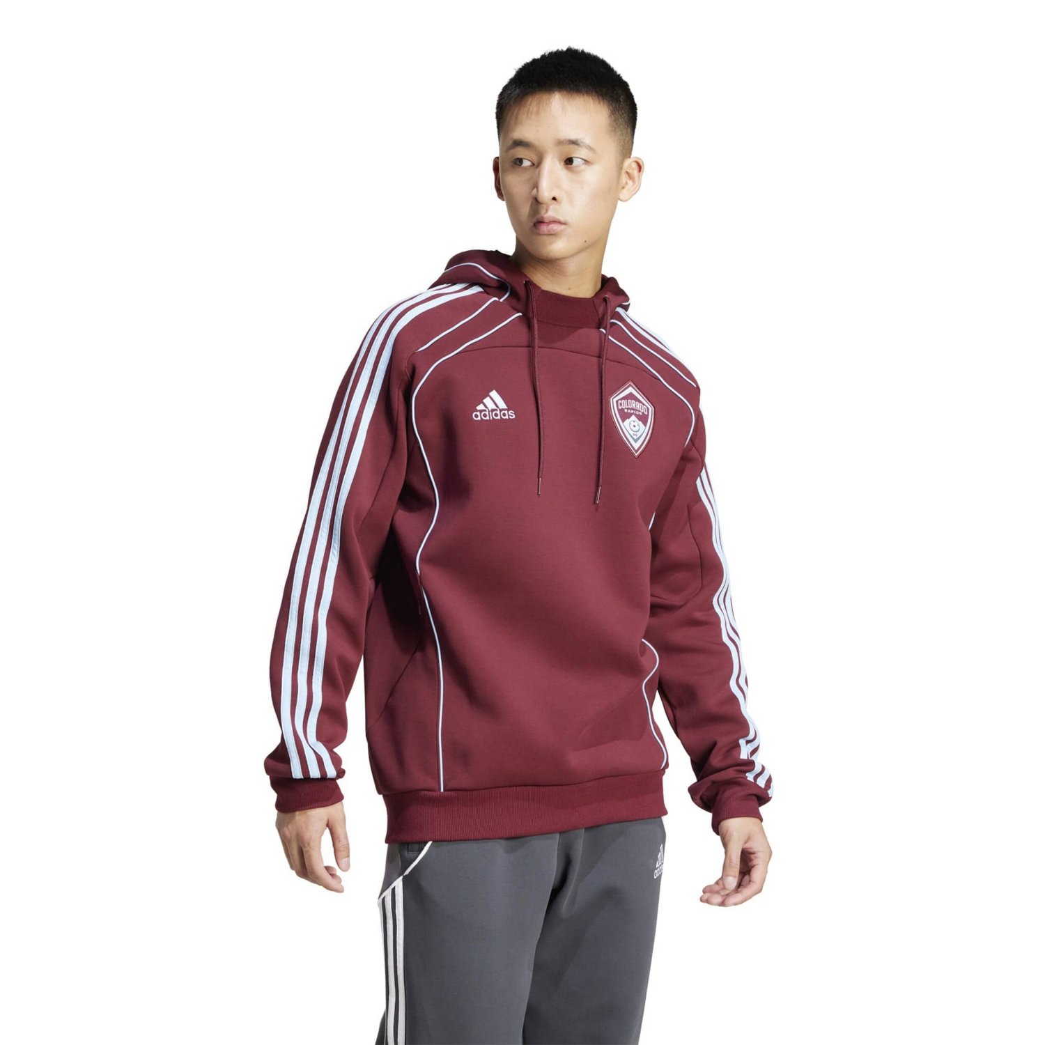 adidas Colorado Rapids 2025 Travel Pullover Hoodie - view number 3