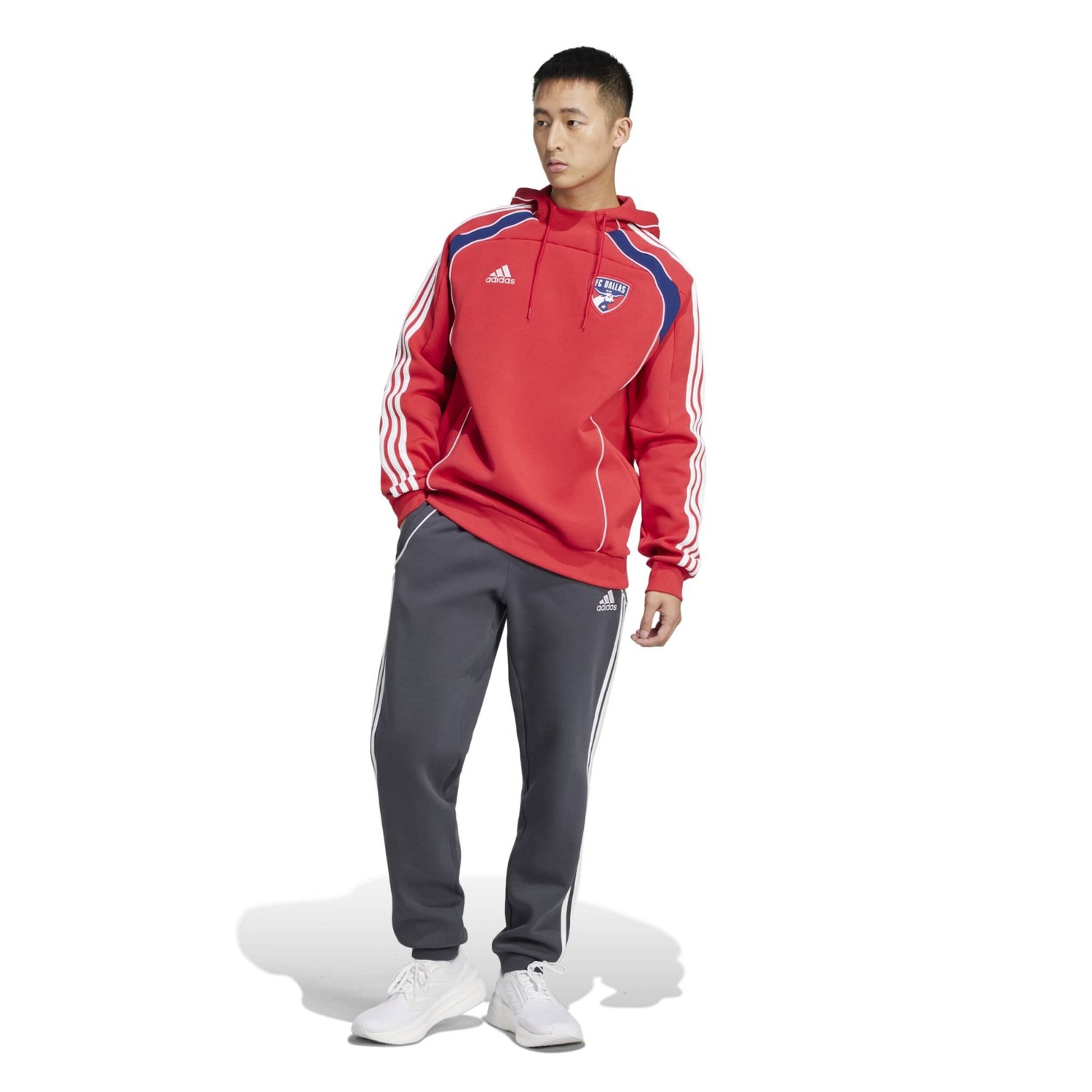 adidas FC Dallas 2025 Travel Pullover Hoodie