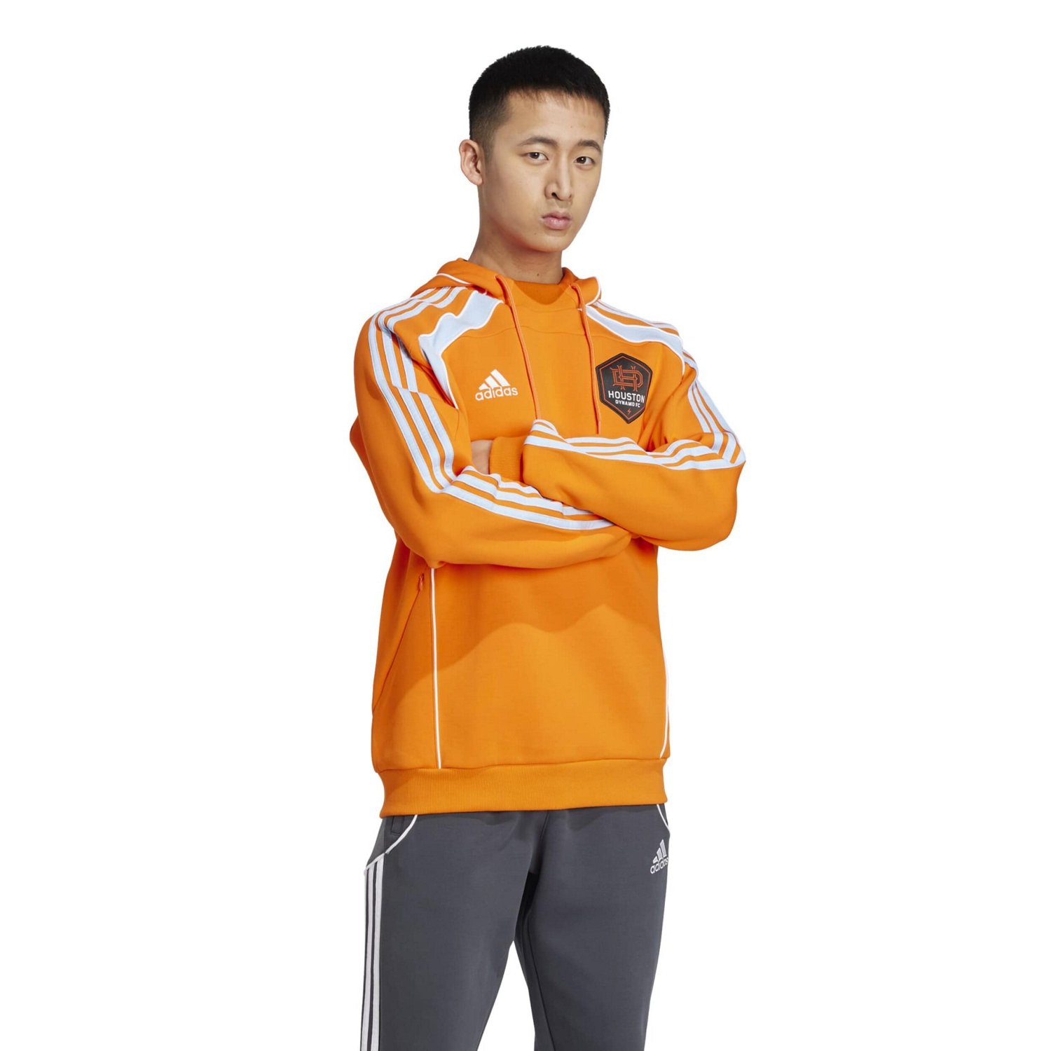 adidas Houston Dynamo FC 2025 Travel Pullover Hoodie - view number 3