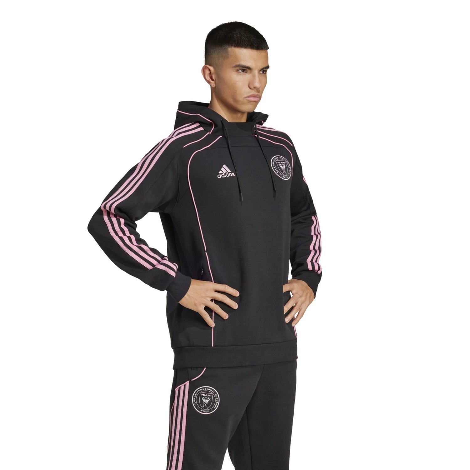 adidas Inter Miami CF 2025 Travel Pullover Hoodie - view number 3