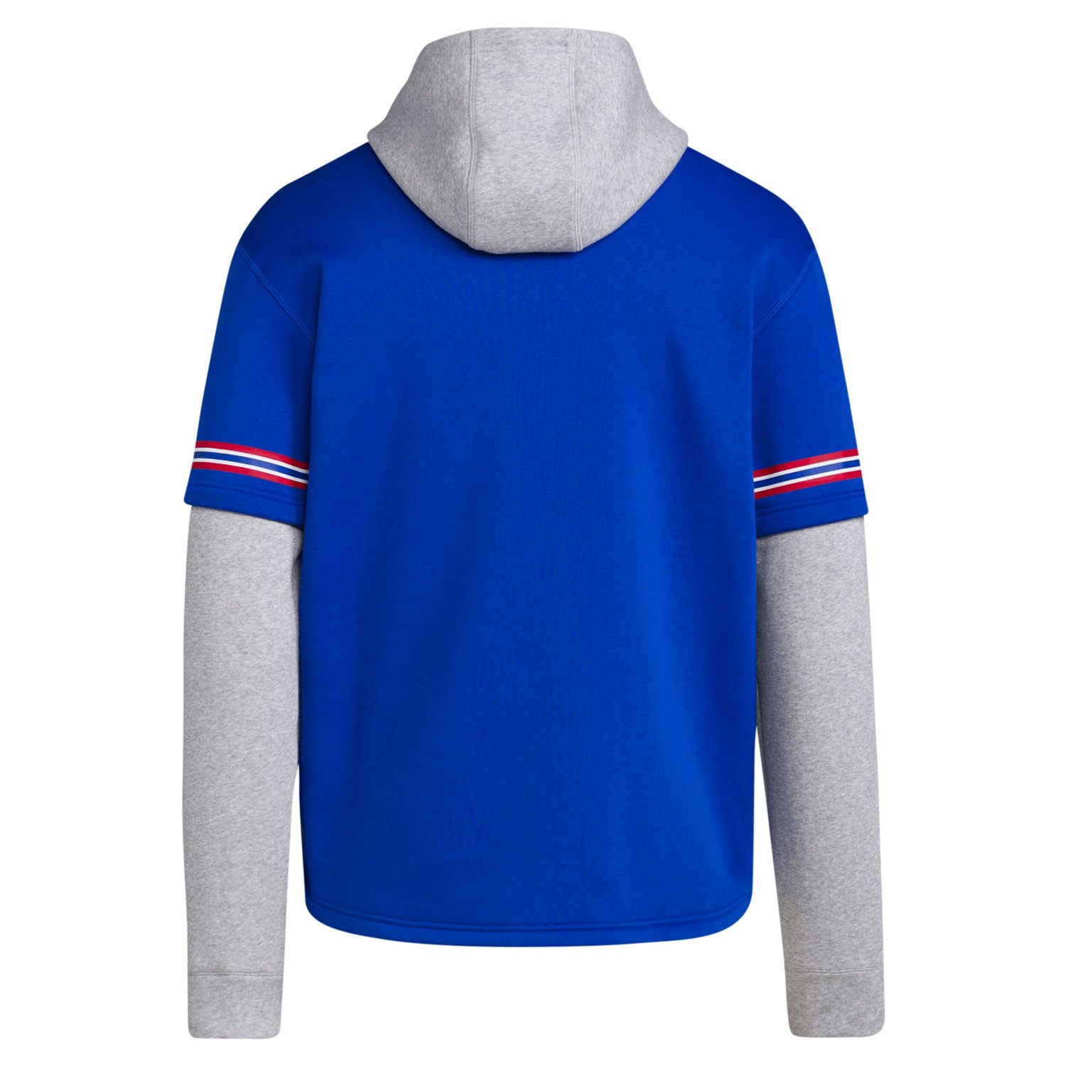 adidas Kansas Jayhawks Pullover Baseball Jersey Hoodie                                                                           - view number 3