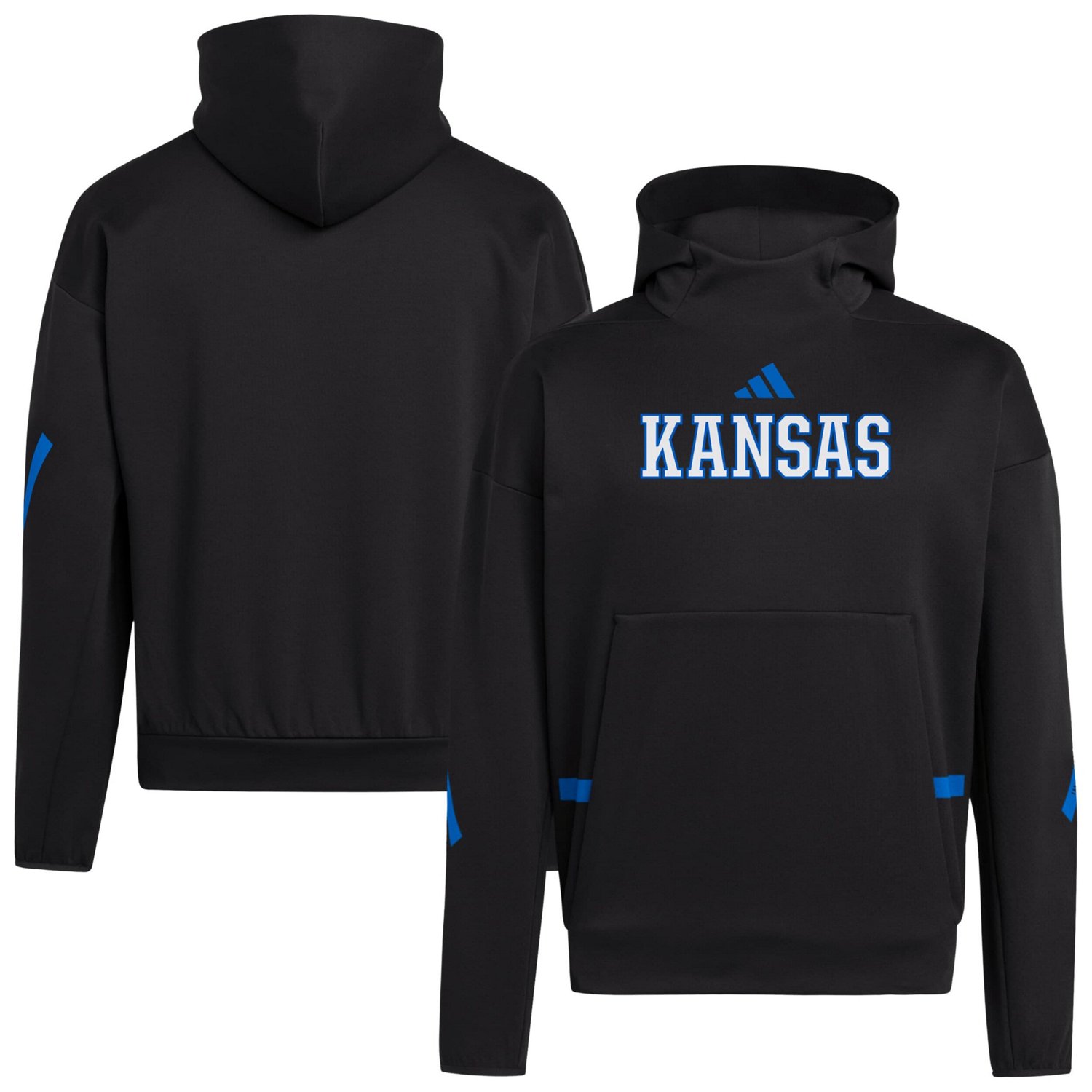 adidas Kansas Jayhawks ZNE Pullover Hoodie - view number 1