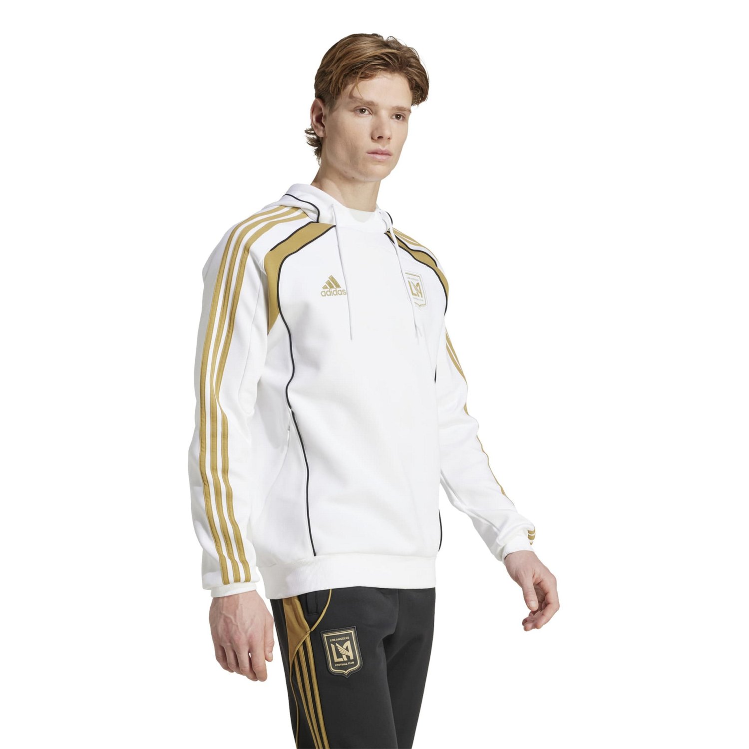 adidas LAFC 2025 Travel Pullover Hoodie
