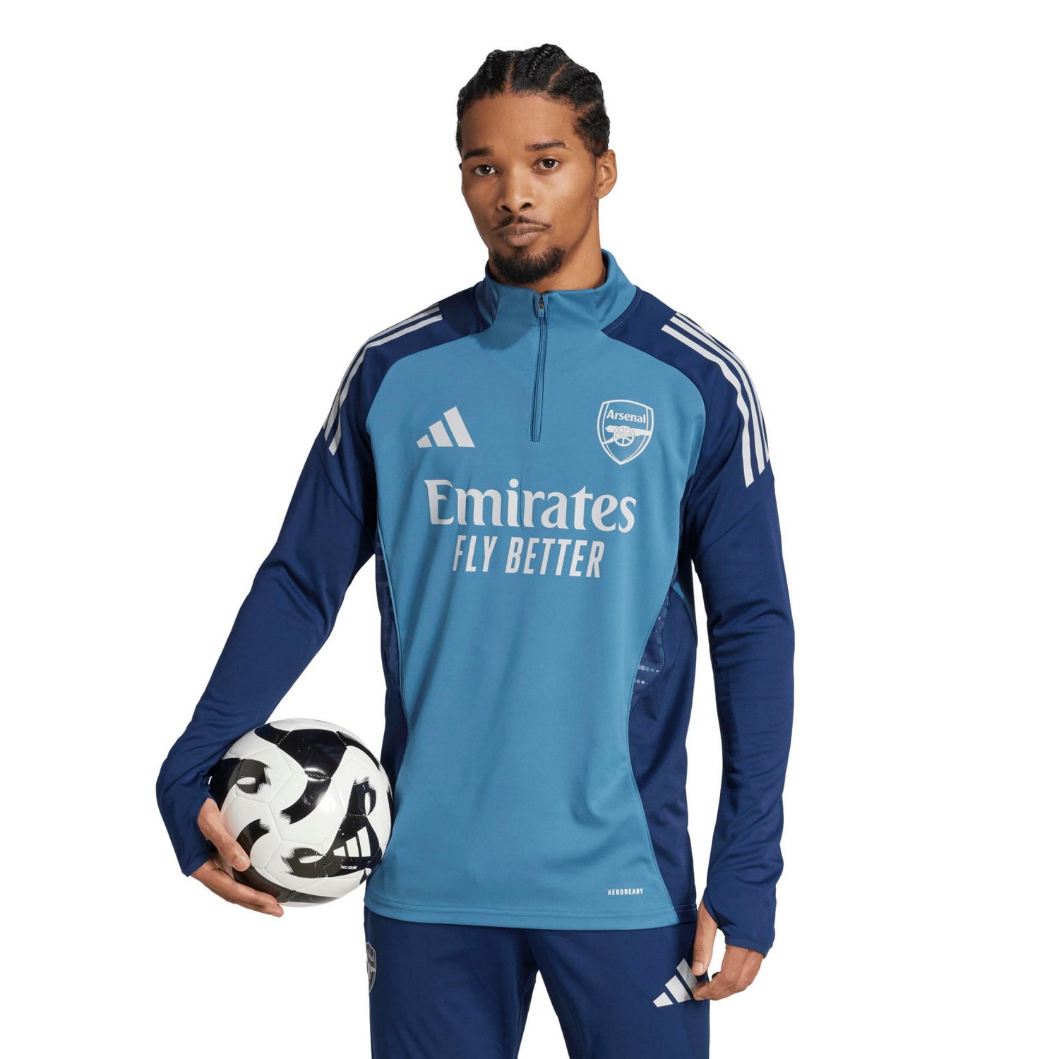 adidas Light Arsenal 2025 26 AEROREADY Raglan Quarter-Zip Training Top