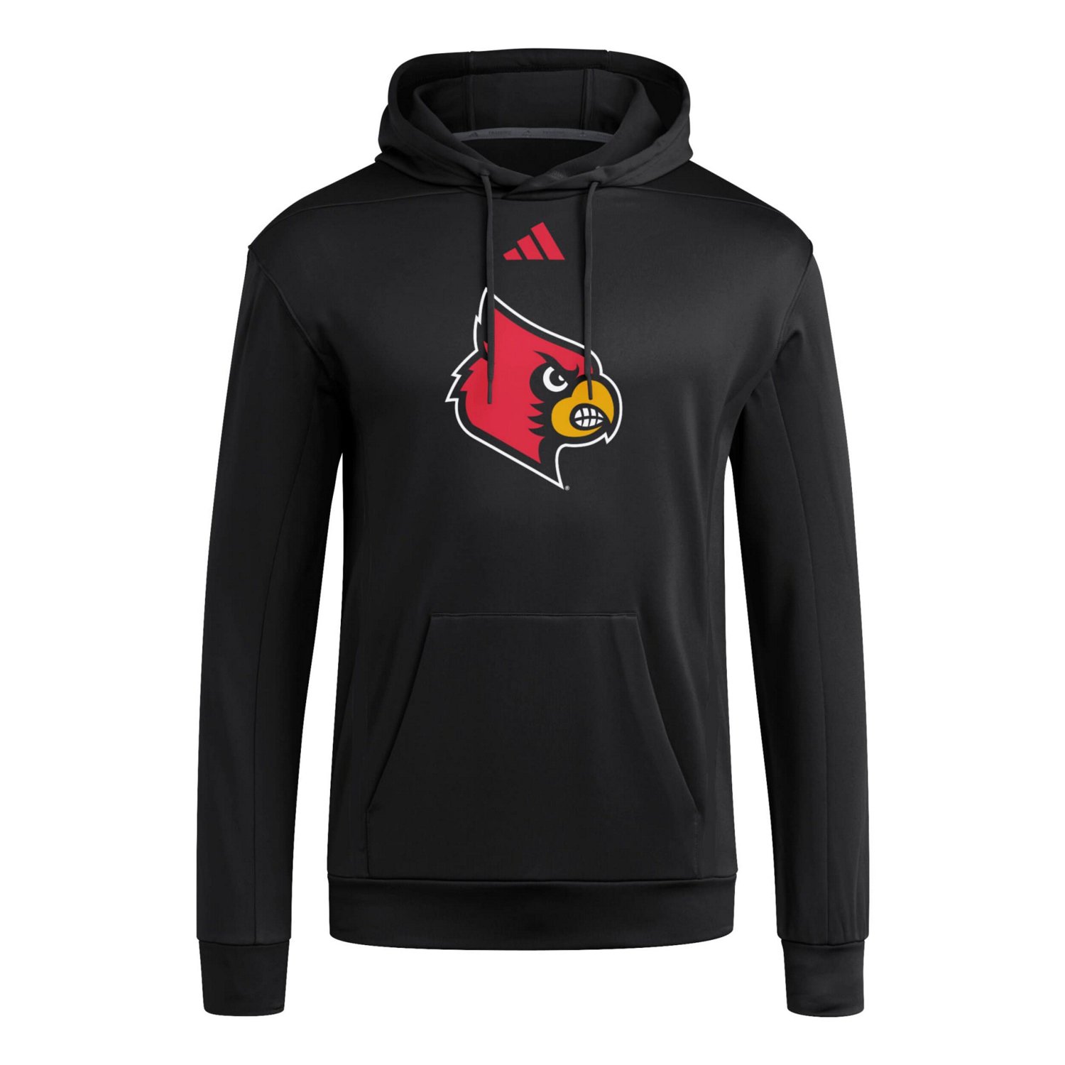 adidas Louisville Cardinals Locker Logo Fleece Pullover Hoodie - view number 2
