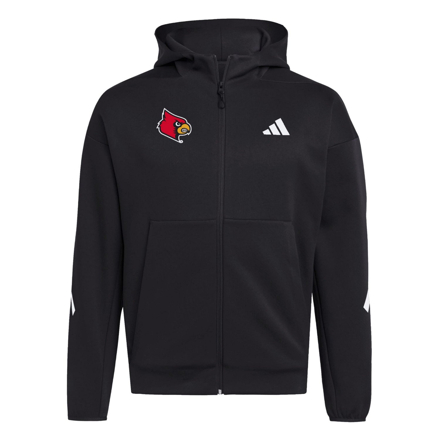 adidas Louisville Cardinals ZNE Full-Zip Hoodie - view number 2