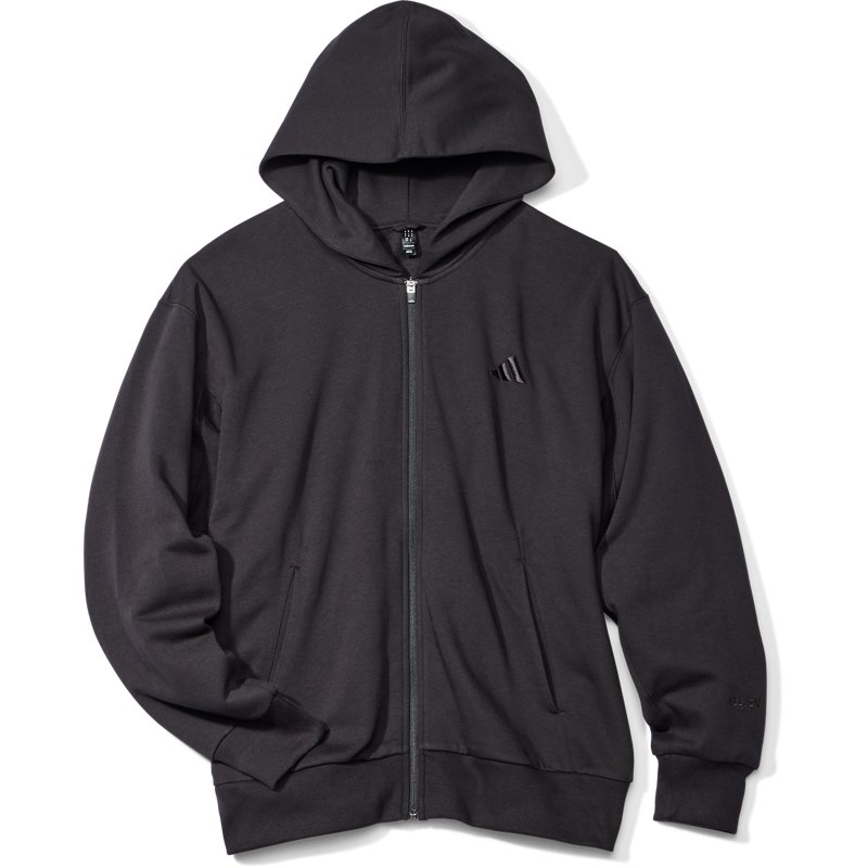 adidas Men's ALL SZN Fleece Full Zip Hoodie Black, Medium - Men's Athletic Fleece at Academy Sports