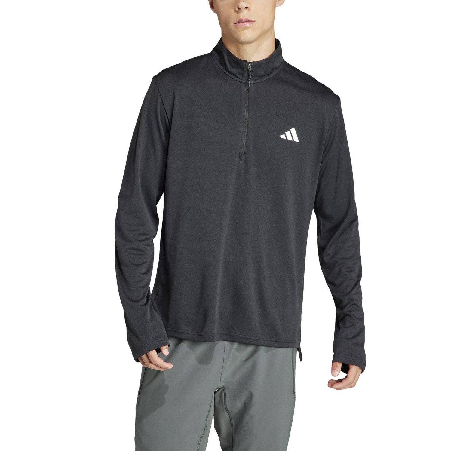adidas Men's Tr-Es 1/4 Zip Sweatshirt | Free Shipping at Academy
