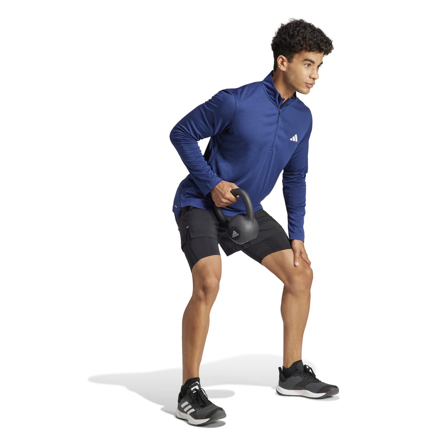 adidas Men's Tr-Es 1/4 Zip Sweatshirt - view number 6