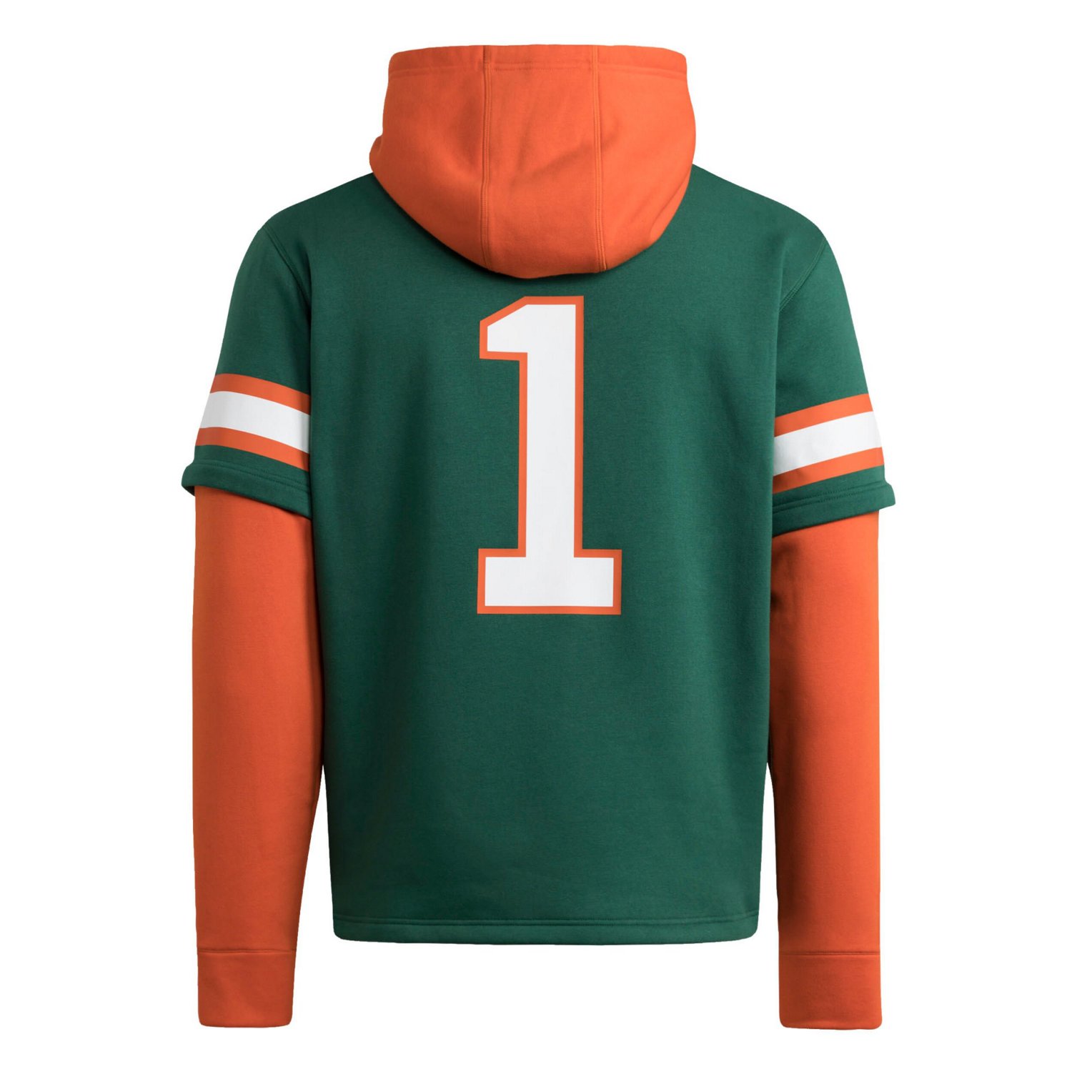 adidas Miami Hurricanes Jersey Pullover Hoodie - view number 3