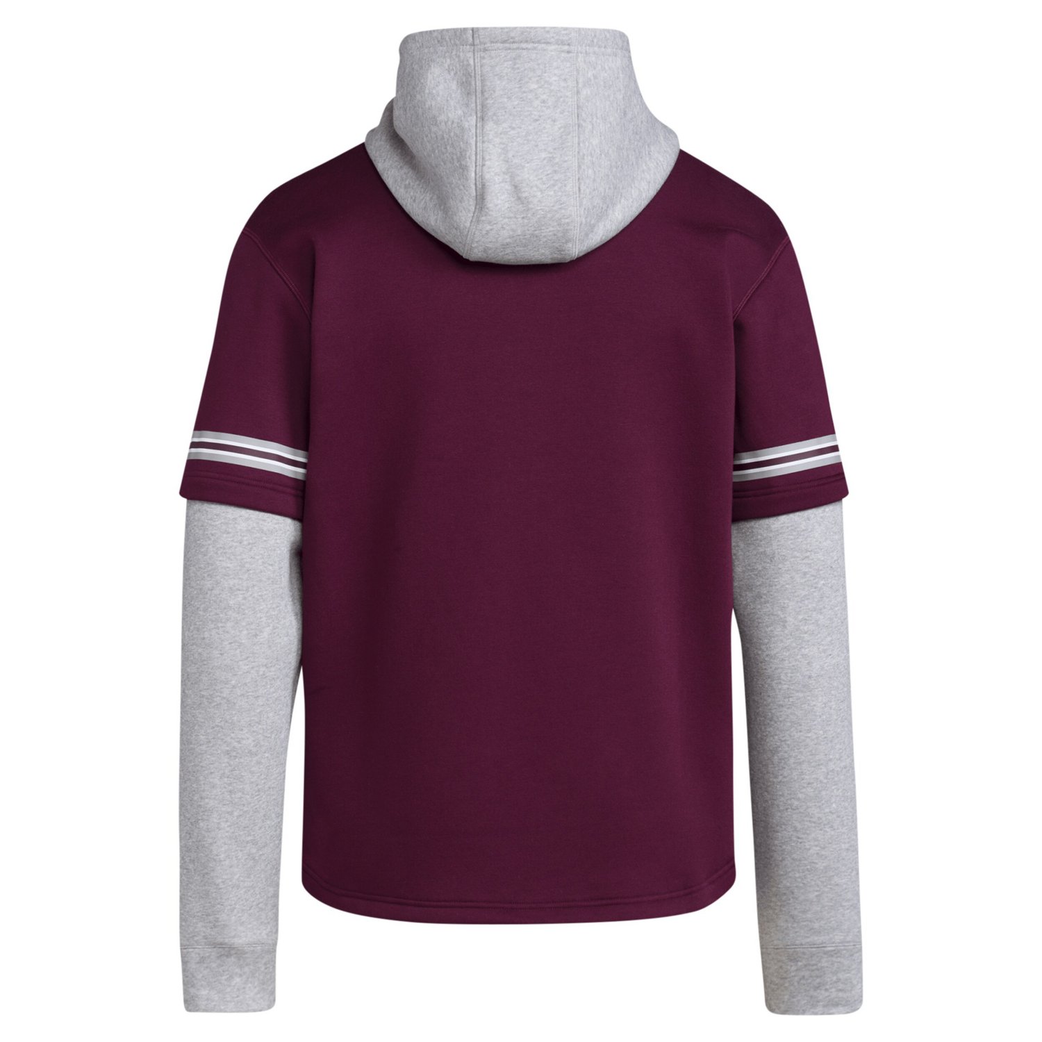 adidas Mississippi State Bulldogs Pullover Baseball Jersey Hoodie - view number 3