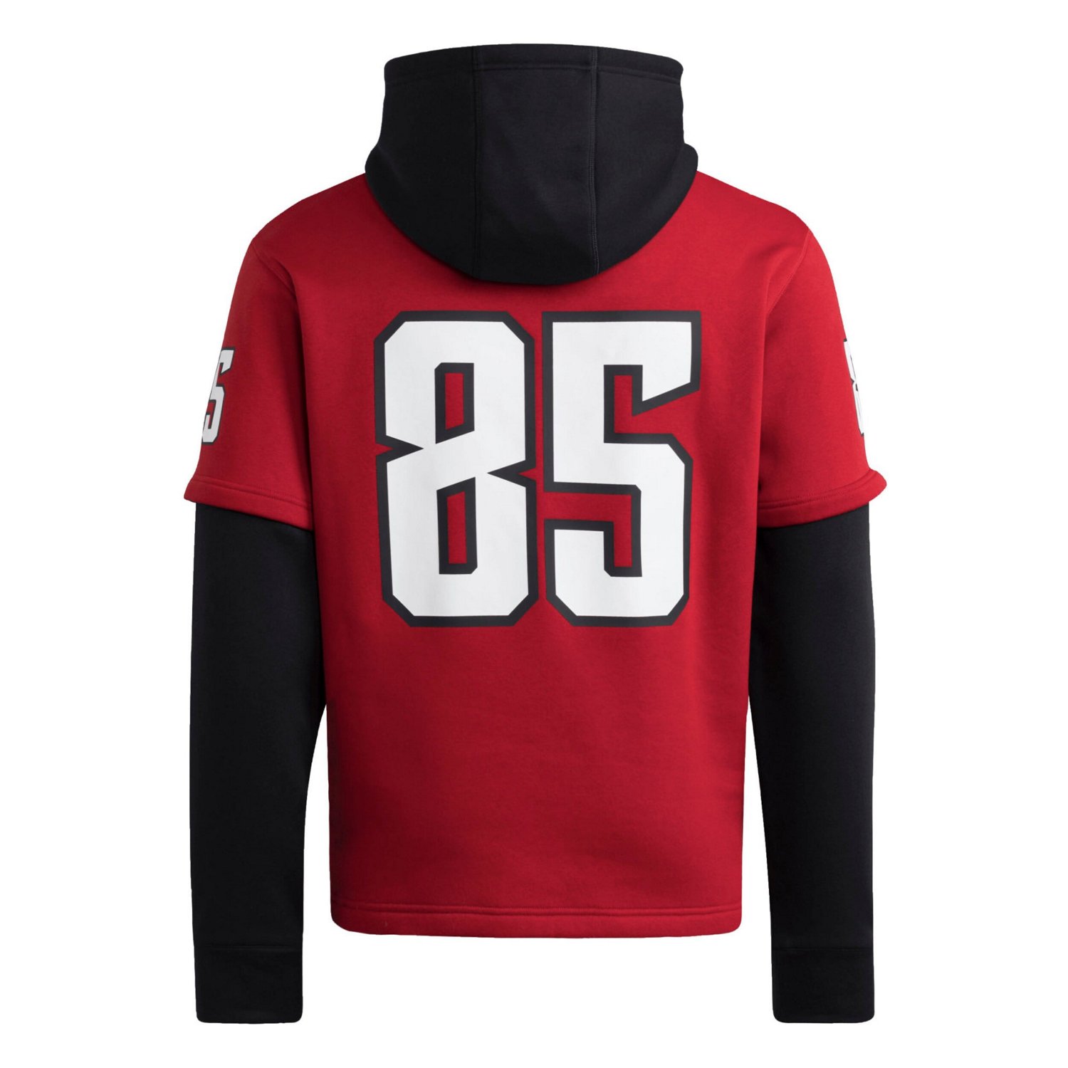 adidas NC State Wolfpack Jersey Pullover Hoodie - view number 3