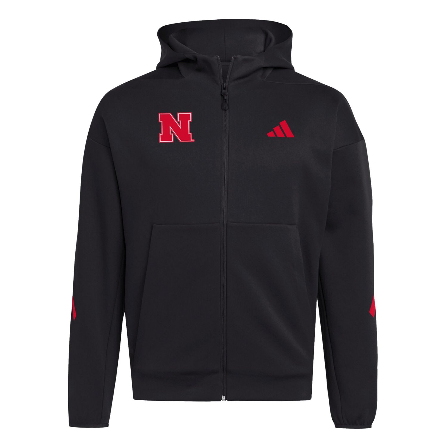 adidas Nebraska Huskers ZNE Full-Zip Hoodie - view number 2