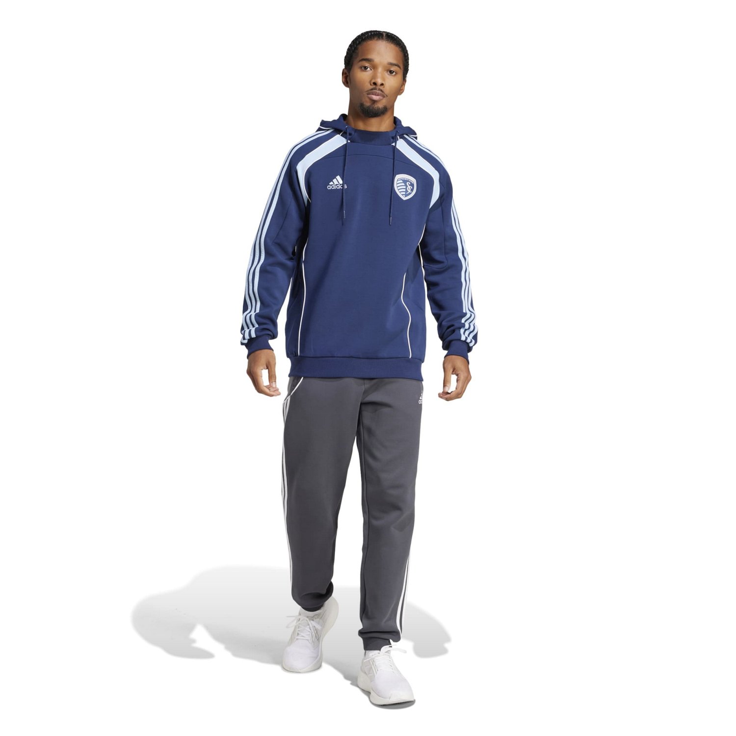 adidas Sporting Kansas City 2025 Travel Pullover Hoodie                                                                          - view number 3