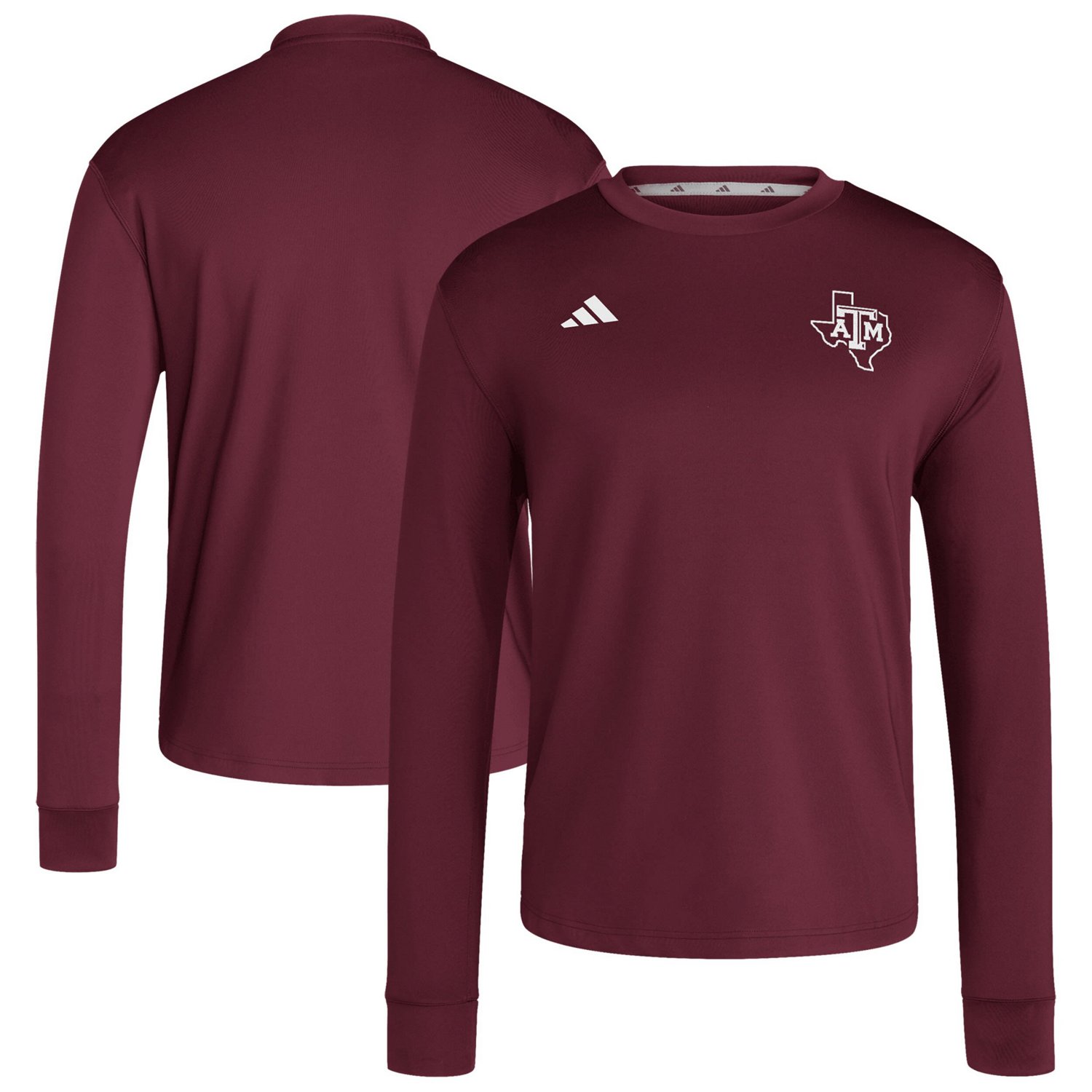 adidas Texas AM Aggies Dugout Pullover Sweatshirt