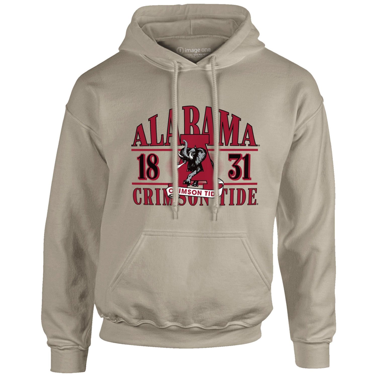 Alabama Crimson Tide Upper Arch Letters Pullover Hoodie - view number 2