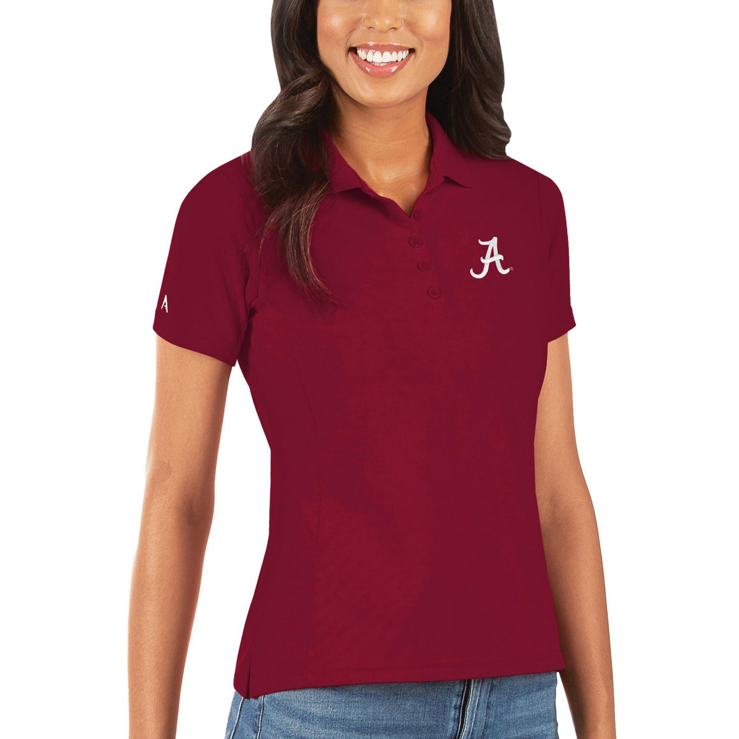 Antigua Alabama Crimson Tide Legacy Pique Polo