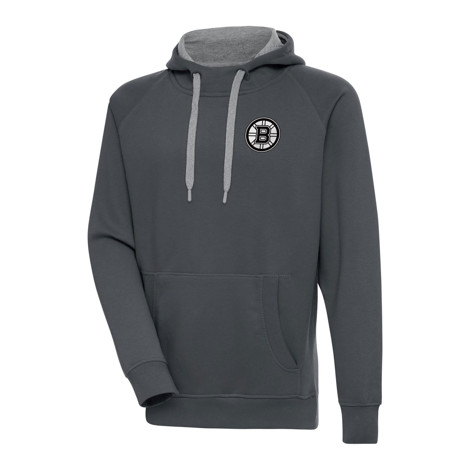 Antigua Boston Bruins Logo Victory Pullover Hoodie                                                                               - view number 1