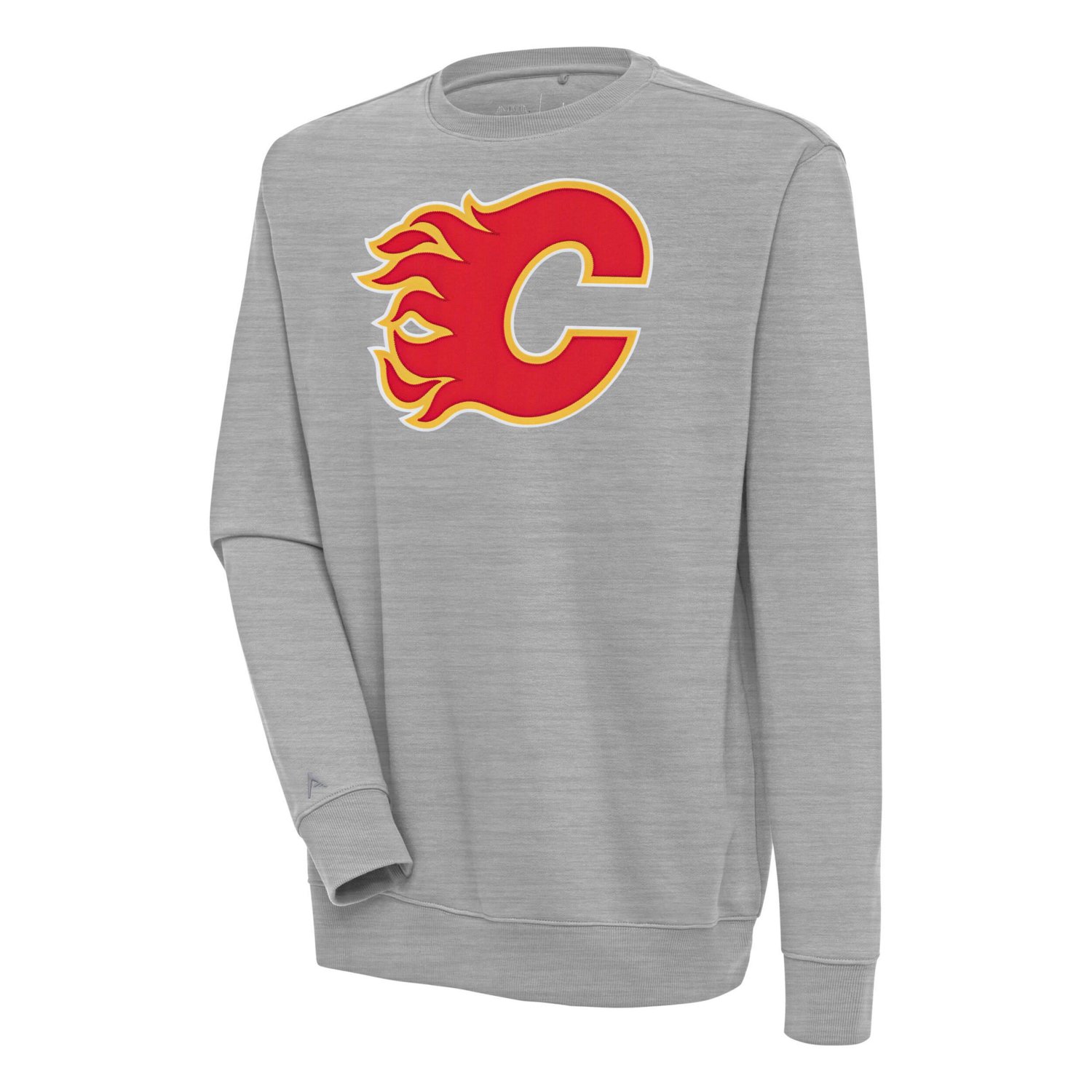 Antigua Calgary Flames Victory Pullover Sweatshirt                                                                               - view number 1