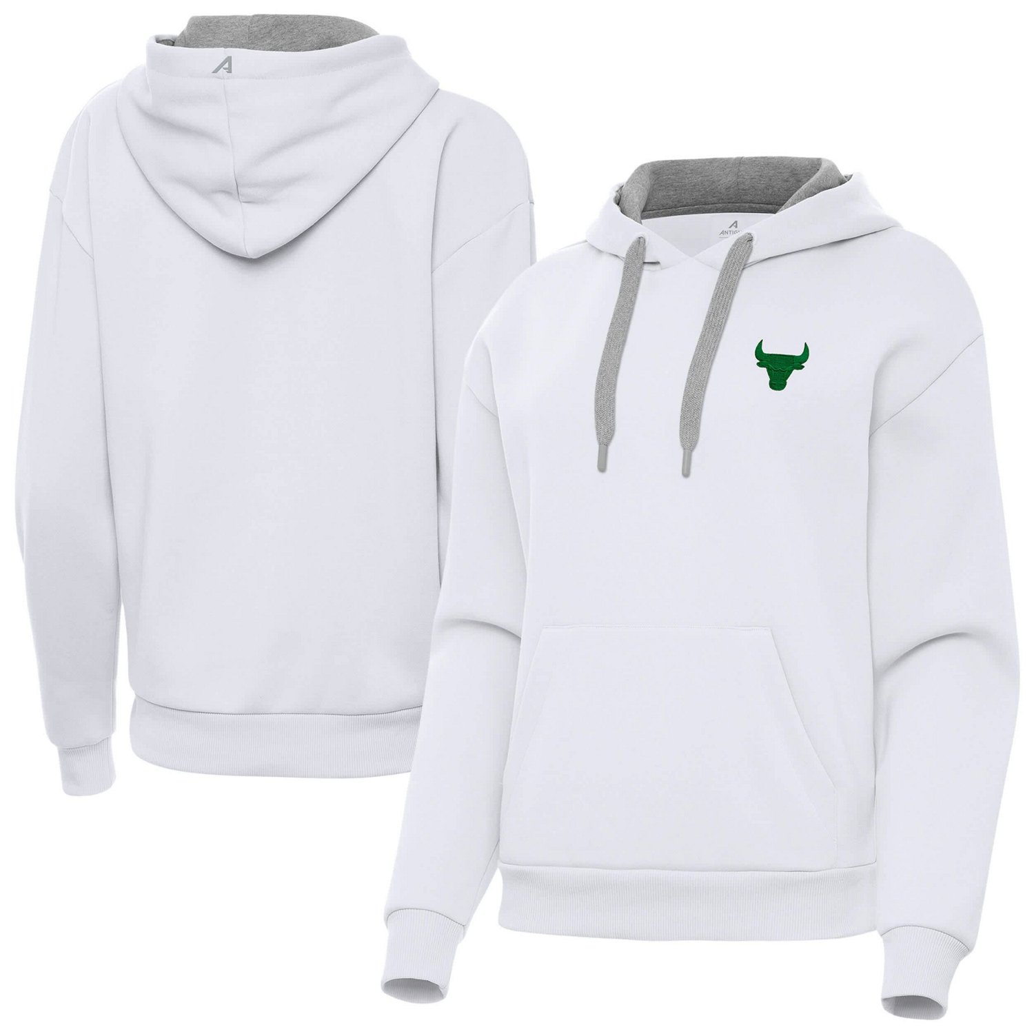 Antigua Chicago Bulls St Patrick's Day Victory Pullover Hoodie