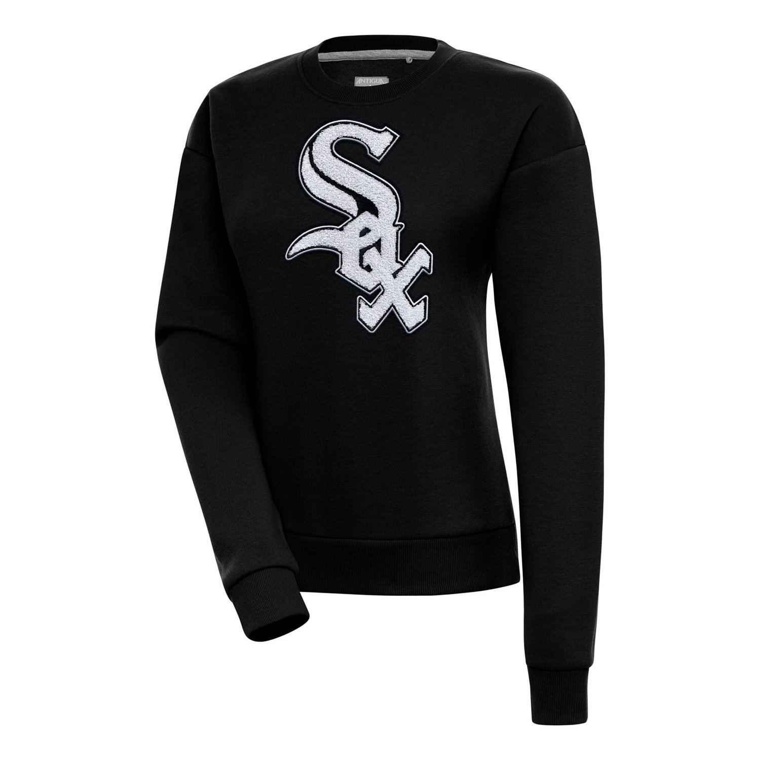 Antigua Chicago White Sox Victory Chenille Pullover Sweatshirt - view number 1