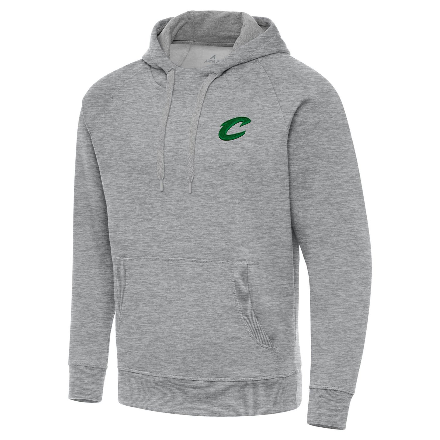 Antigua Cleveland Cavaliers St Patrick's Day Victory Raglan Pullover Hoodie - view number 2