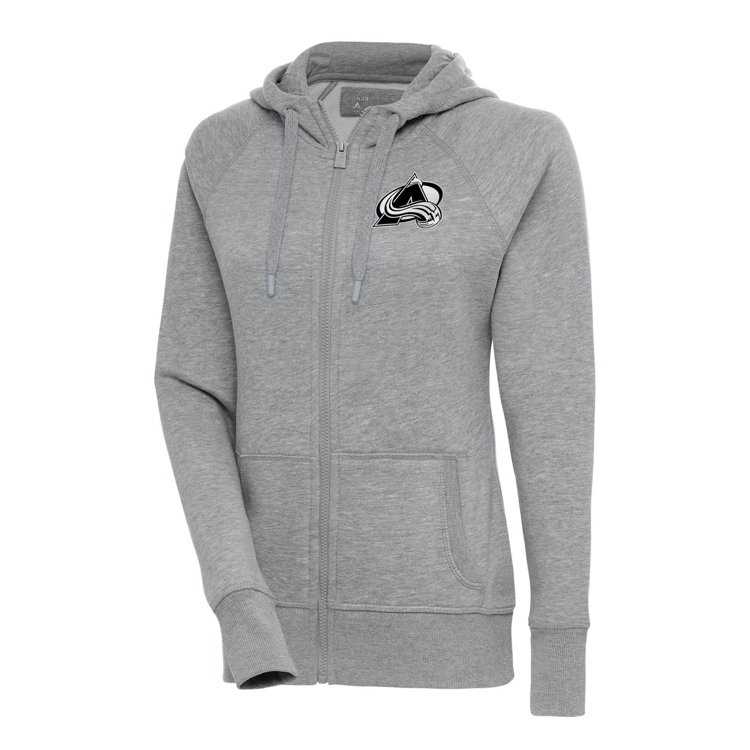 Antigua Colorado Avalanche Logo Victory Full-Zip Hoodie