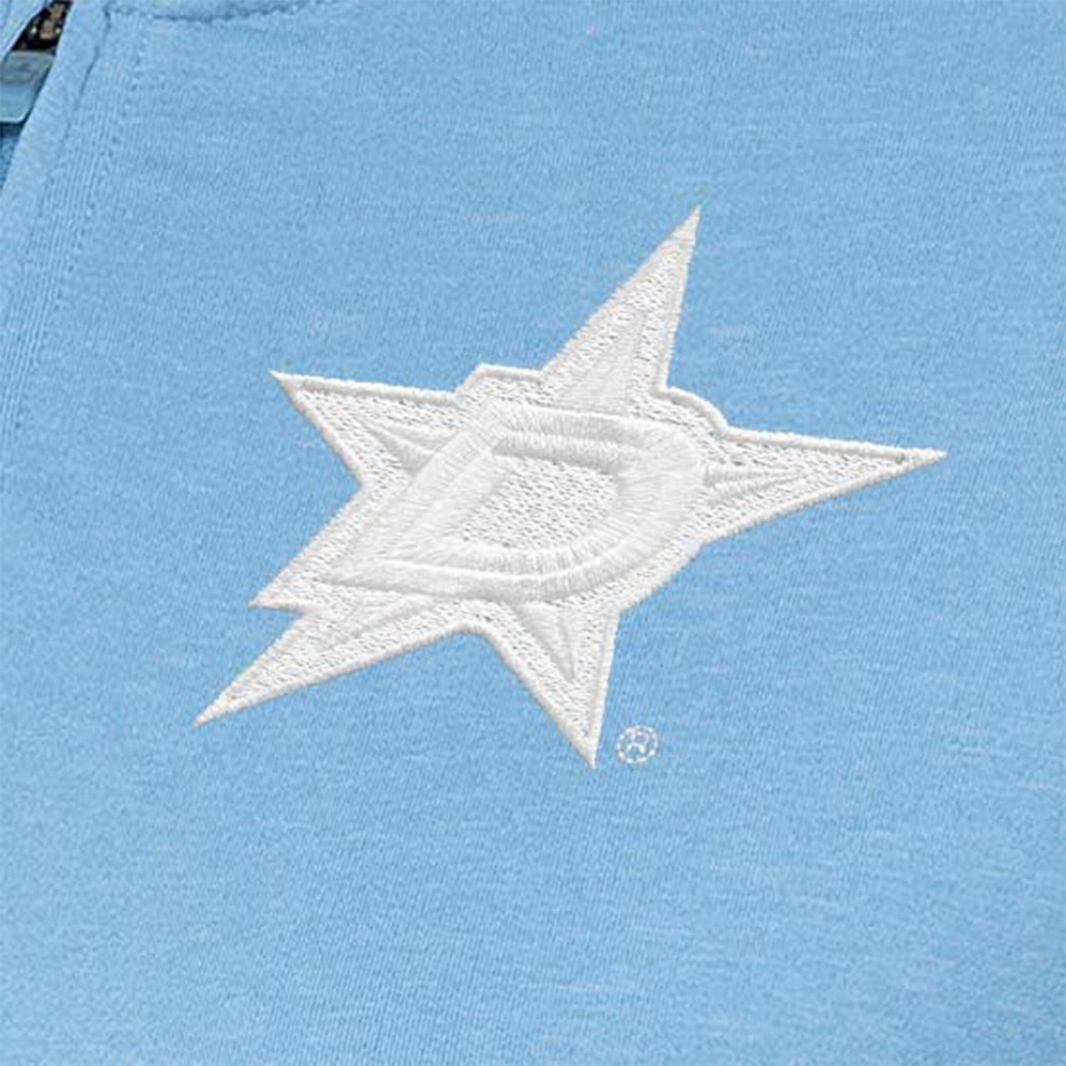 Antigua Dallas Stars White Logo Mentor Quarter-Zip Jacket - view number 2